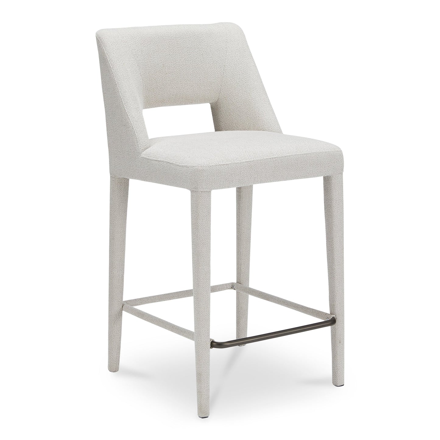 Joyce Beige Counter Stool - Ornate Home
