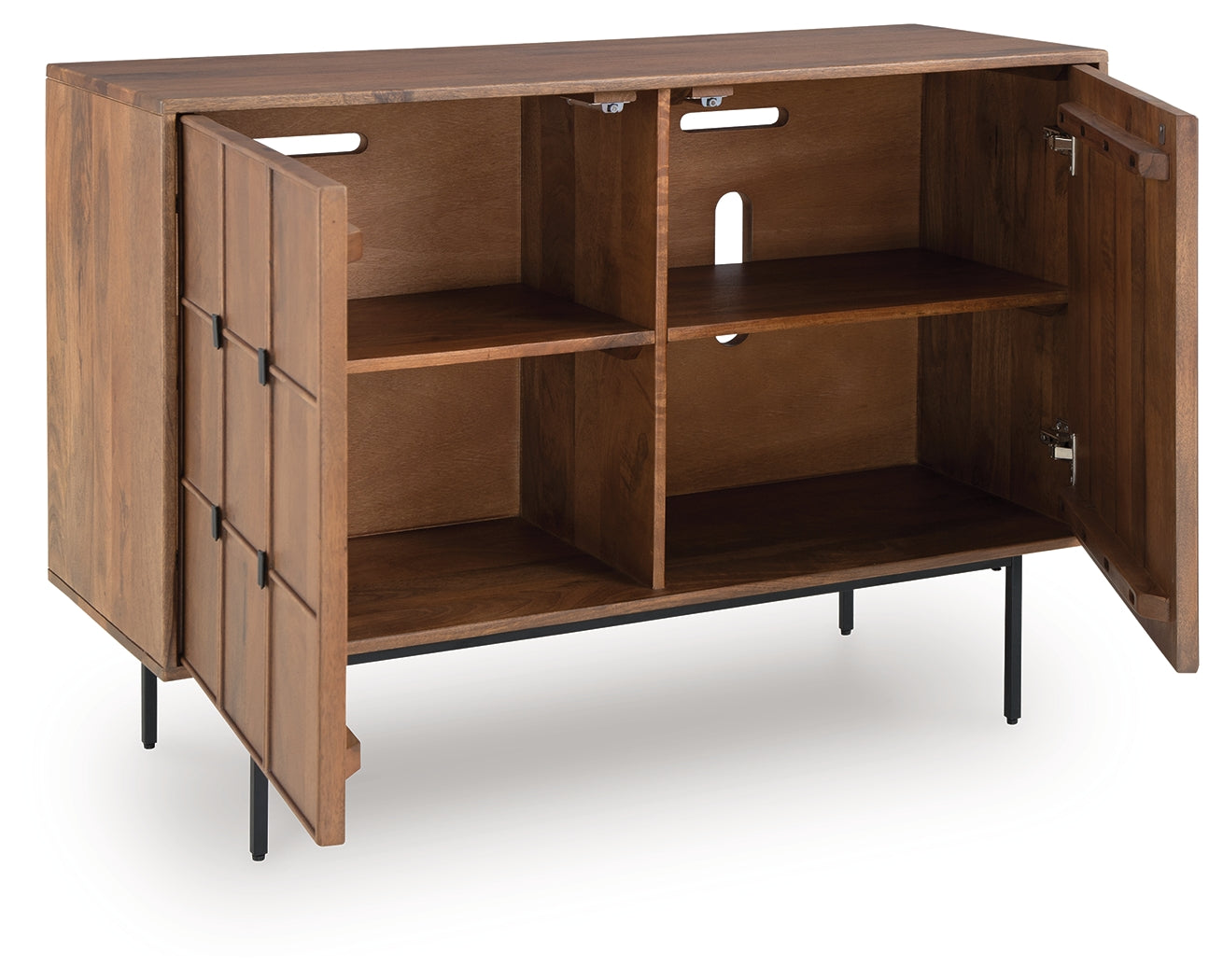 Juddins Brown Accent Cabinet- Viva Furn