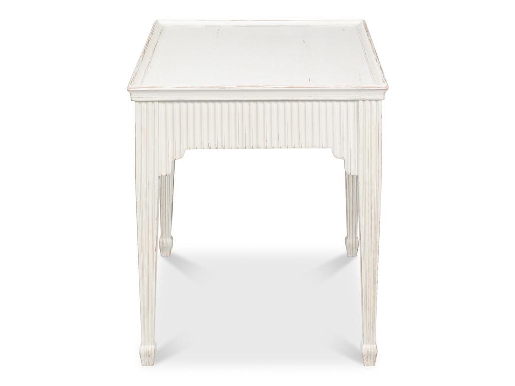 Jude Bungalow White Side Table - Ornate Home