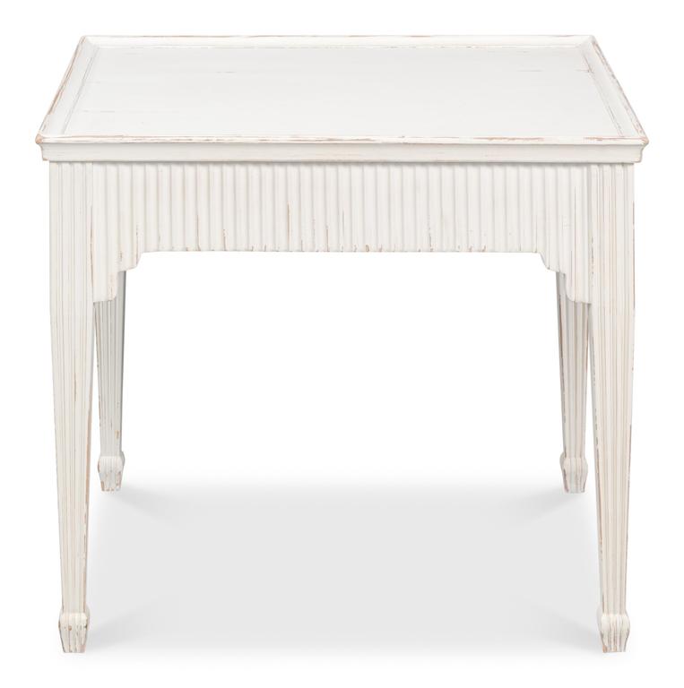 Jude Bungalow White Side Table - Ornate Home