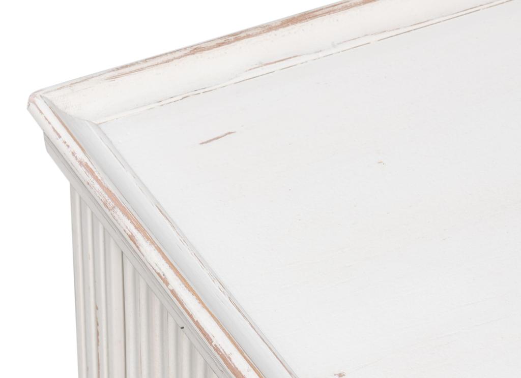 Jude Bungalow White Side Table - Ornate Home