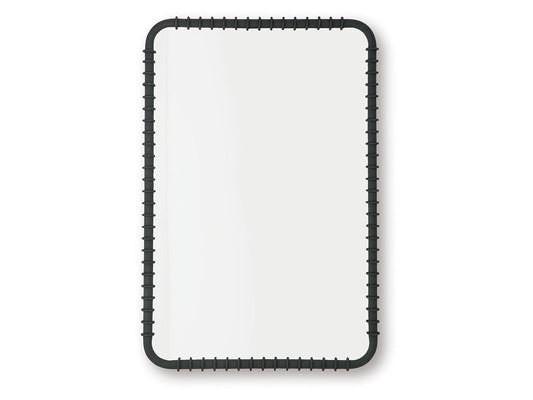 Judlow Black Accent Mirror- Viva Furn