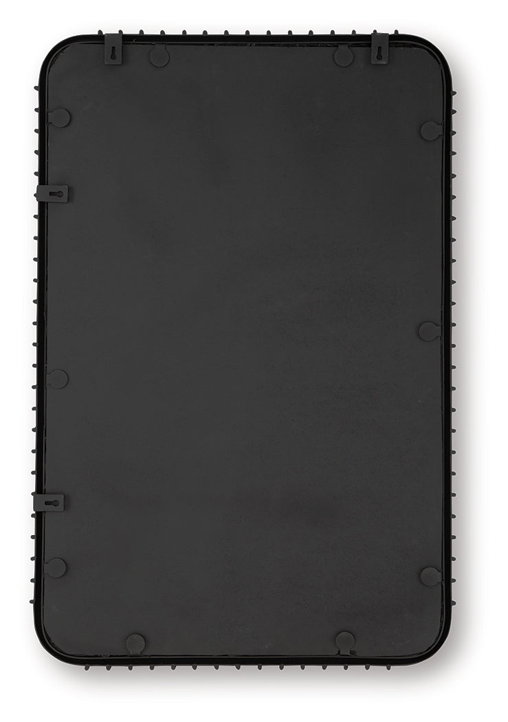 Judlow Black Accent Mirror- Viva Furn