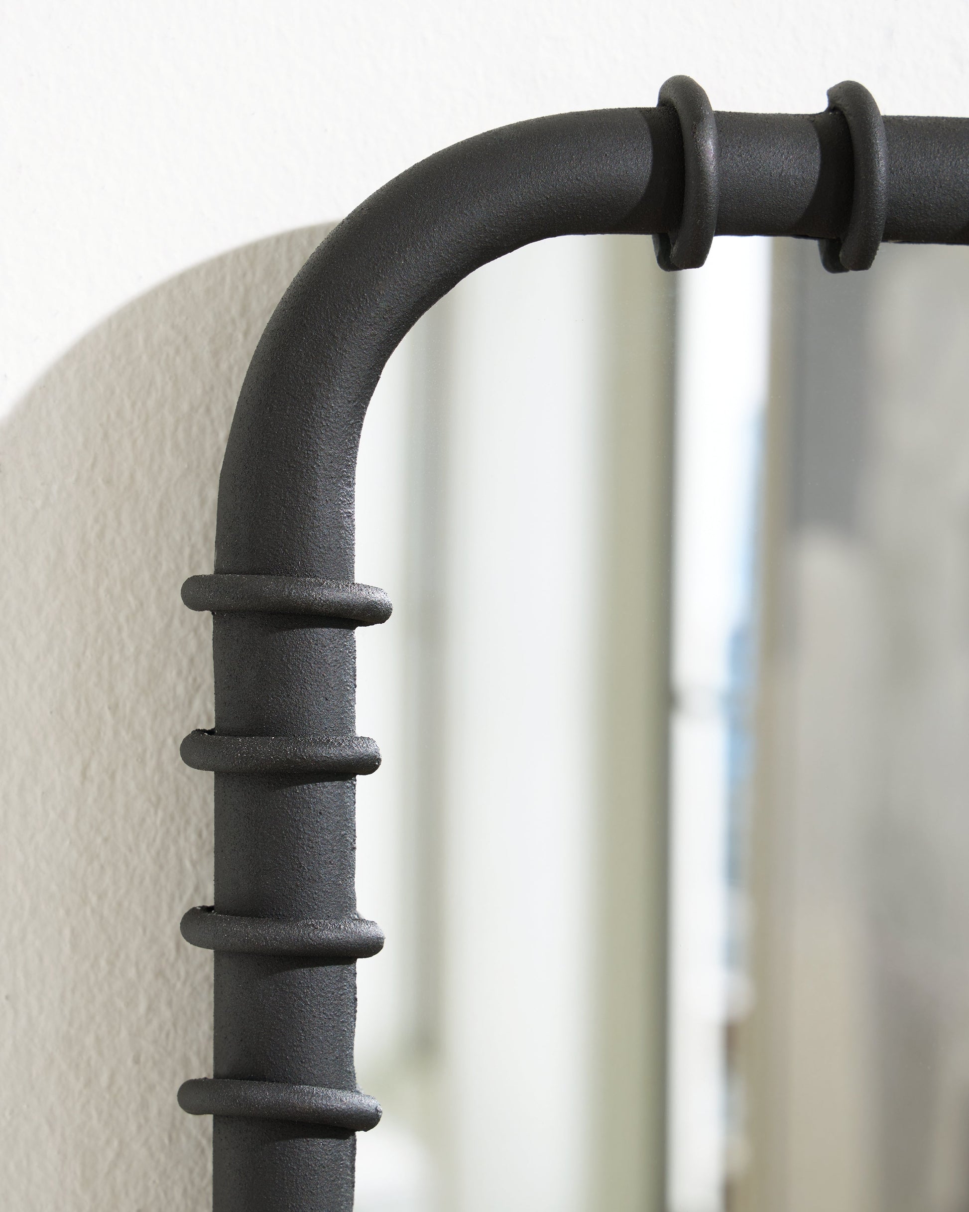 Judlow Black Accent Mirror- Viva Furn