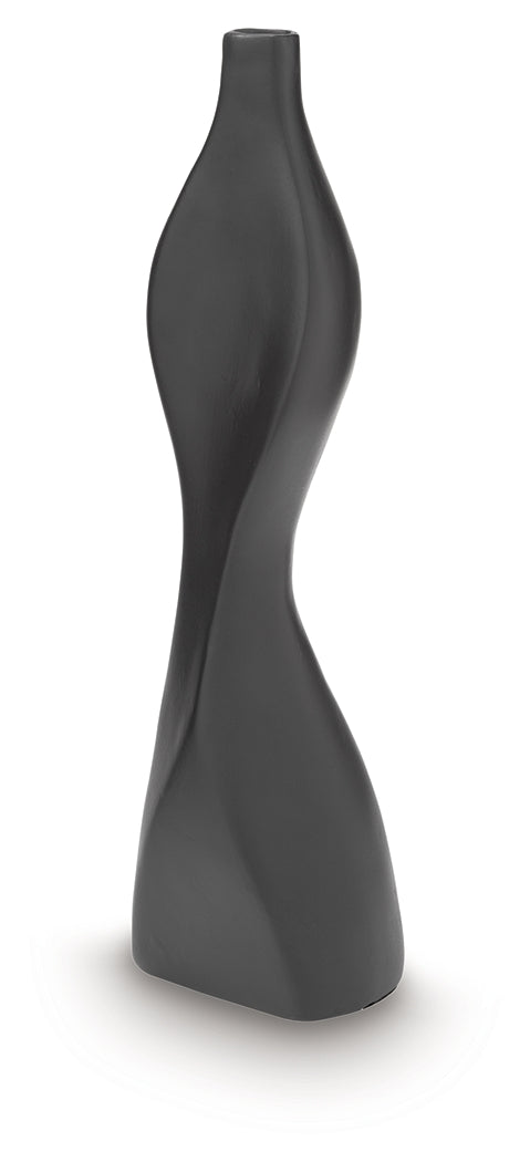 Judsen Black Vase- Viva Furn
