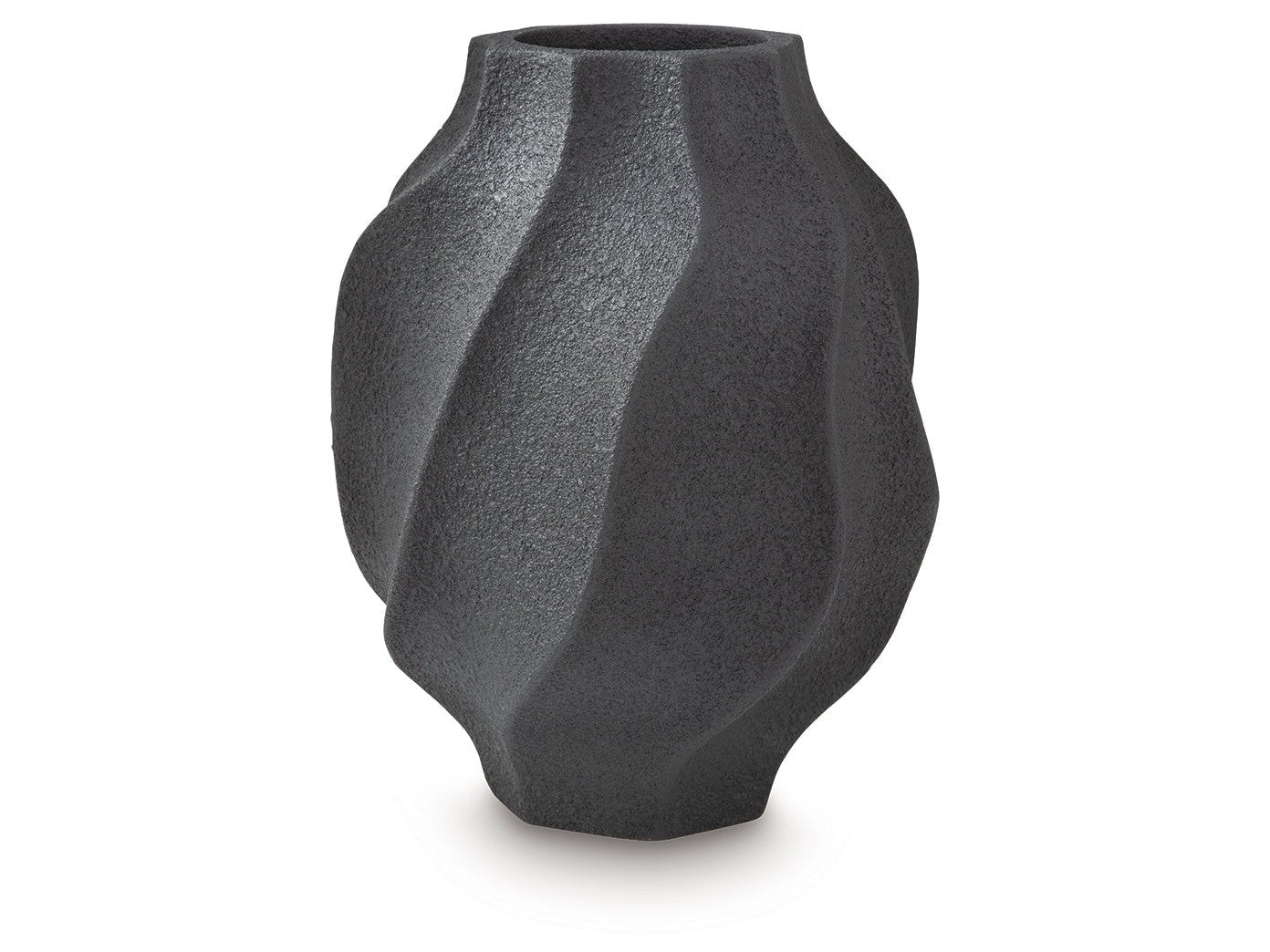 Judworth Black Vase (17.08"H)- Viva Furn