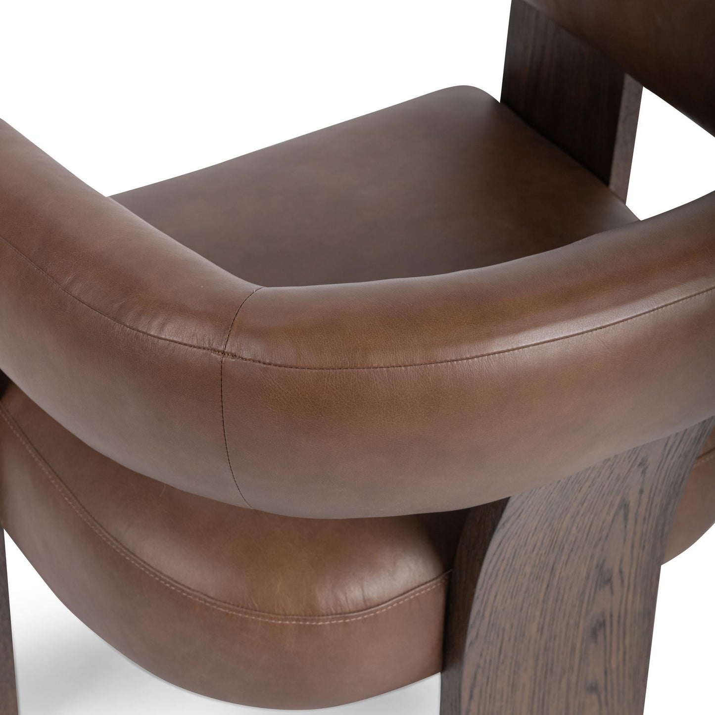 Julina Rich Cocoa Accent Chair - Ornate Home