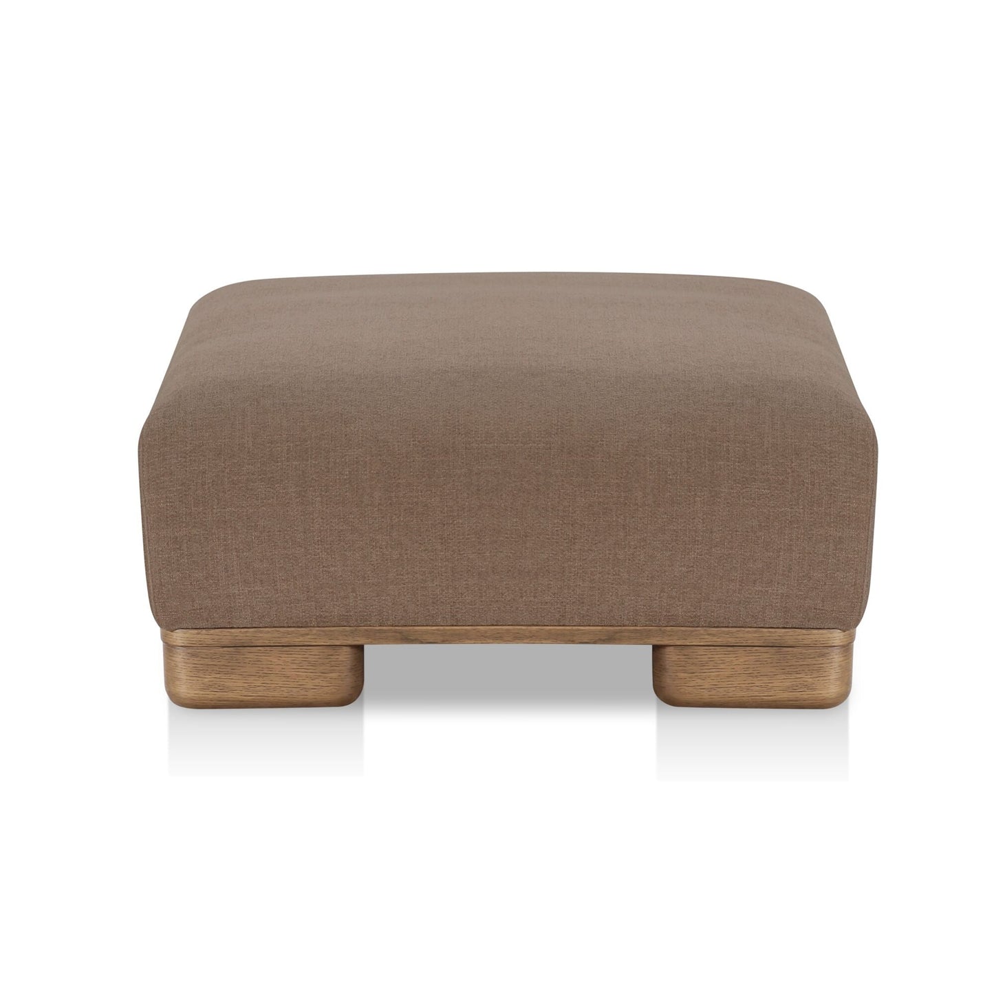 June Dark Brown Ottoman - Ornate Home