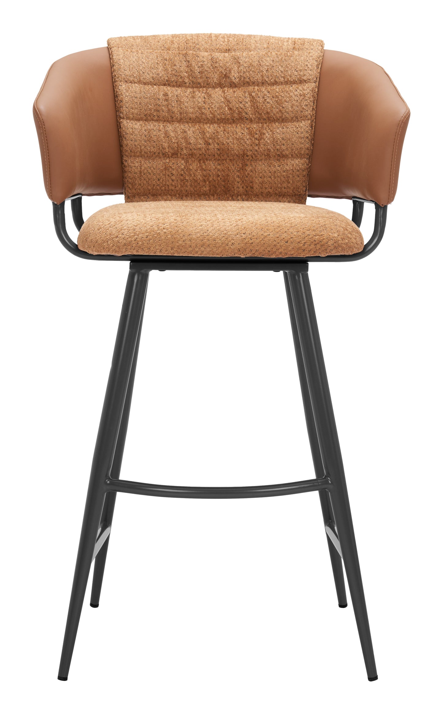 Juno Brown Barstool (Set of 2) - Ornate Home