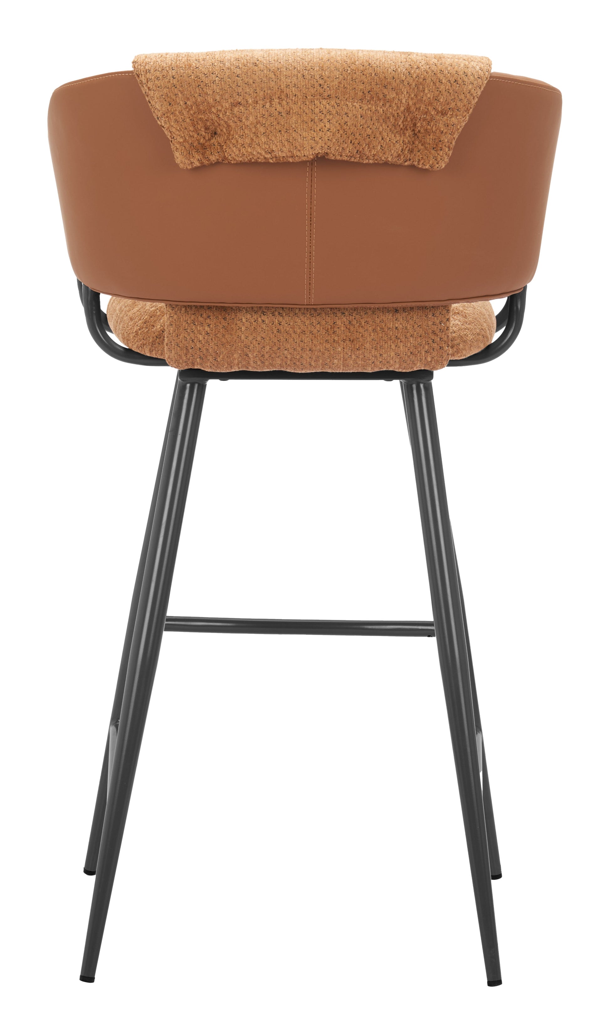 Juno Brown Barstool (Set of 2) - Ornate Home