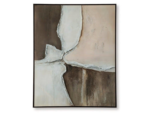 Junward Brown/Tan/White Wall Art- Viva Furn