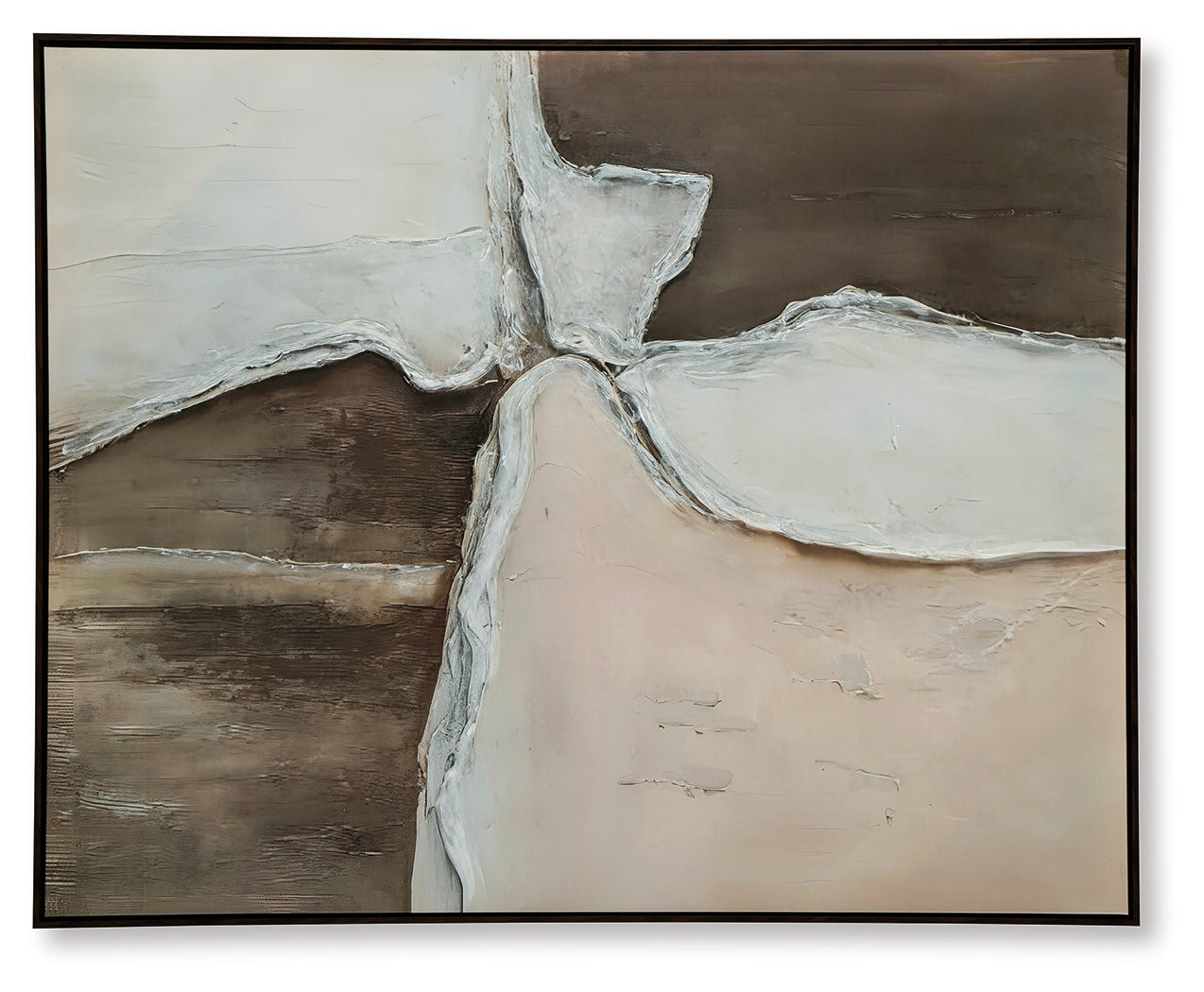Junward Brown/Tan/White Wall Art- Viva Furn