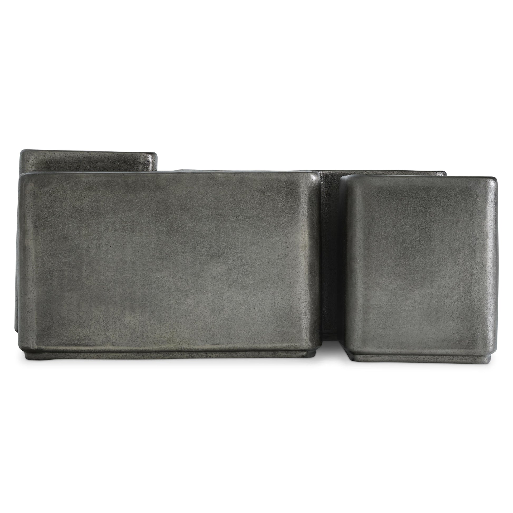 Juri Graphite Accent Table (Long) - Ornate Home