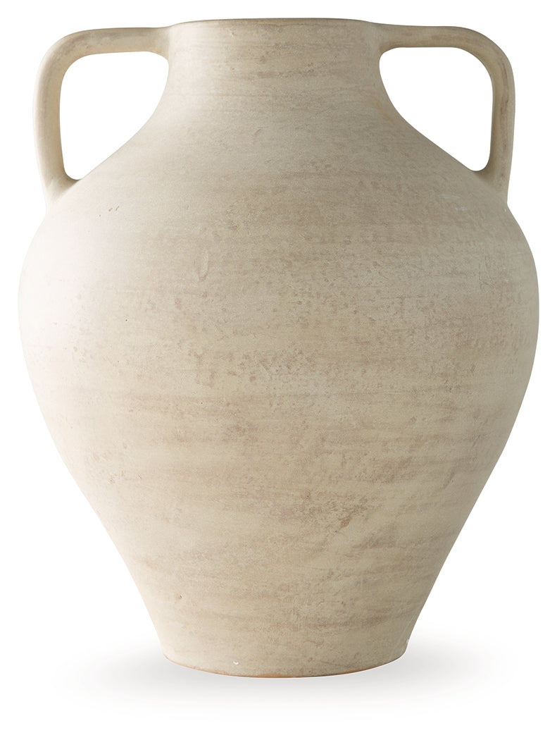 Justy Antique Beige Vase- Viva Furn