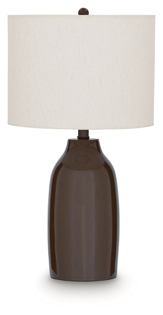 Jyler Brown Table Lamp- Viva Furn