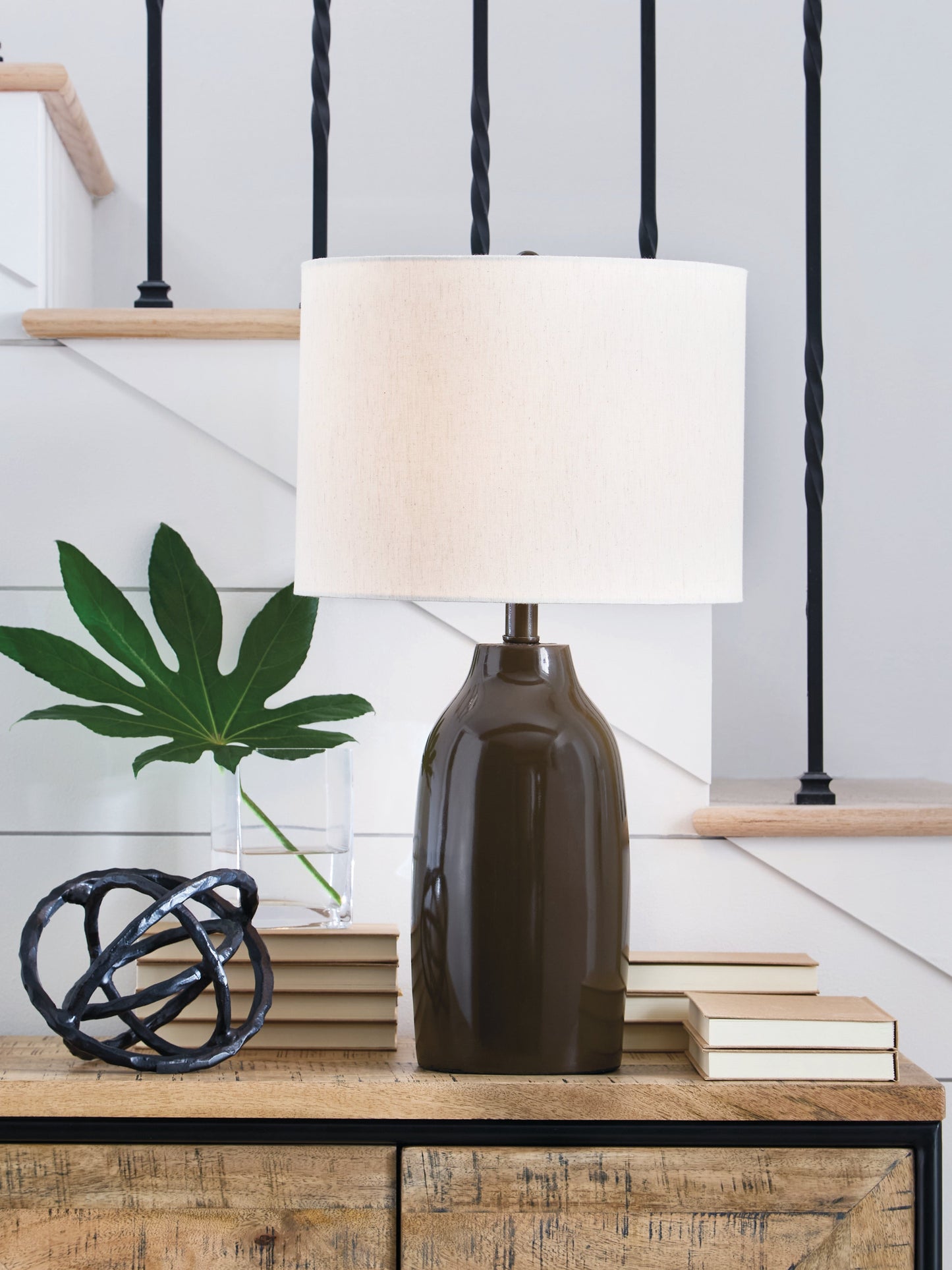 Jyler Brown Table Lamp- Viva Furn
