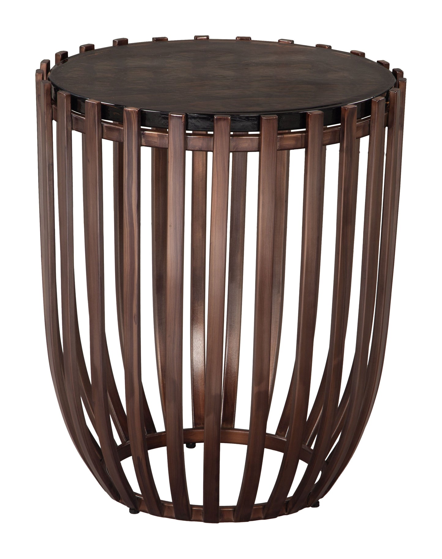 Kafig Bronze Side Table - Ornate Home