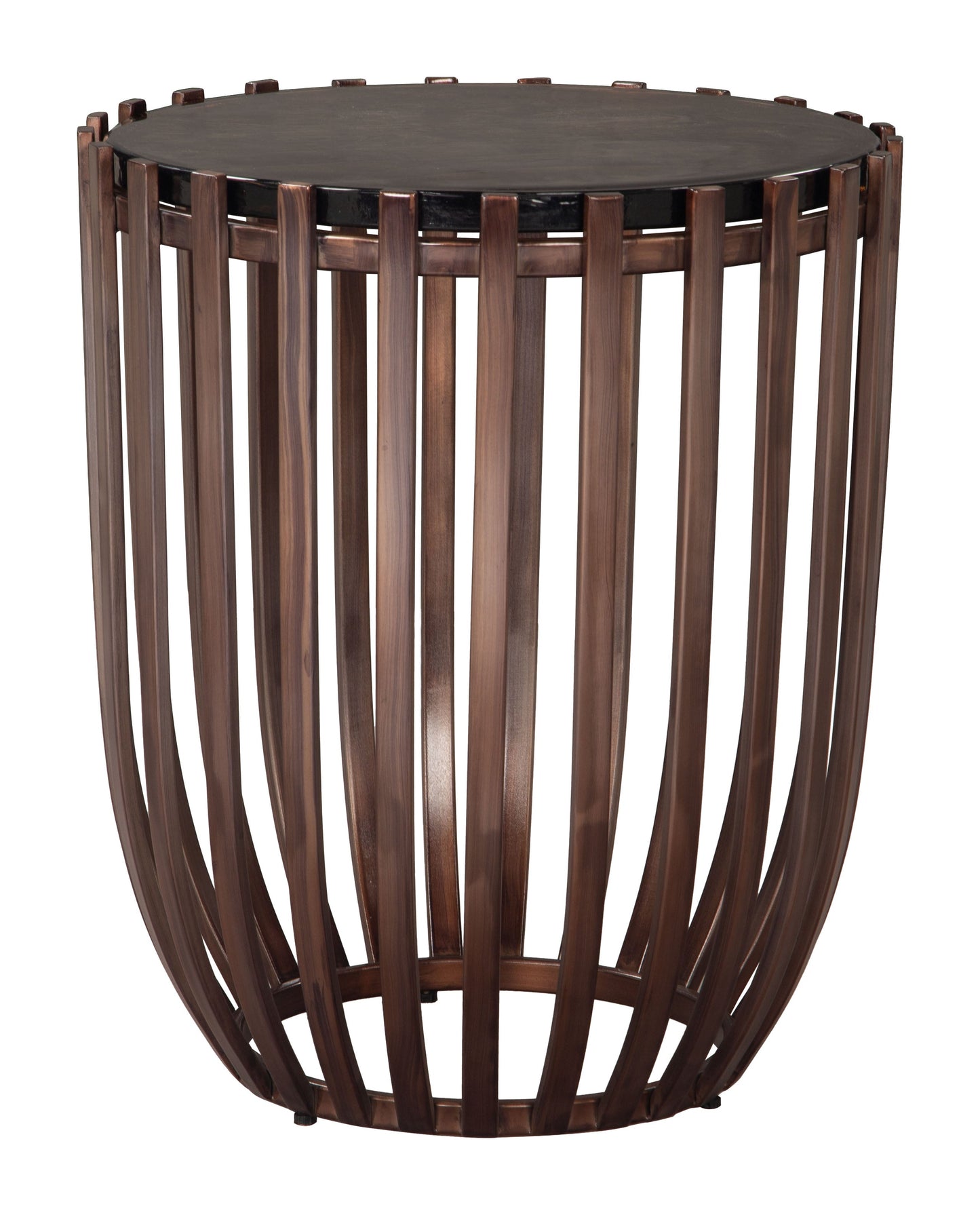 Kafig Bronze Side Table - Ornate Home