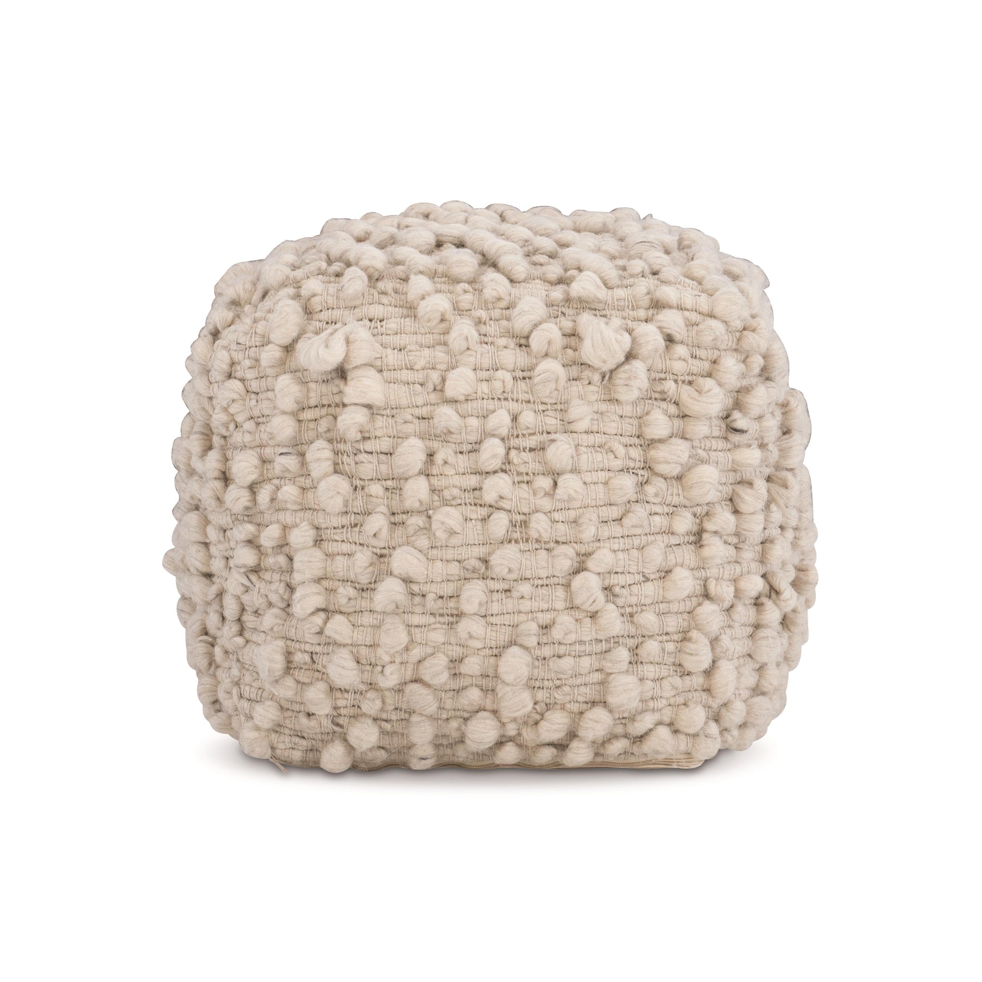 Kai Beige/Tan Fabric Ottoman - Ornate Home