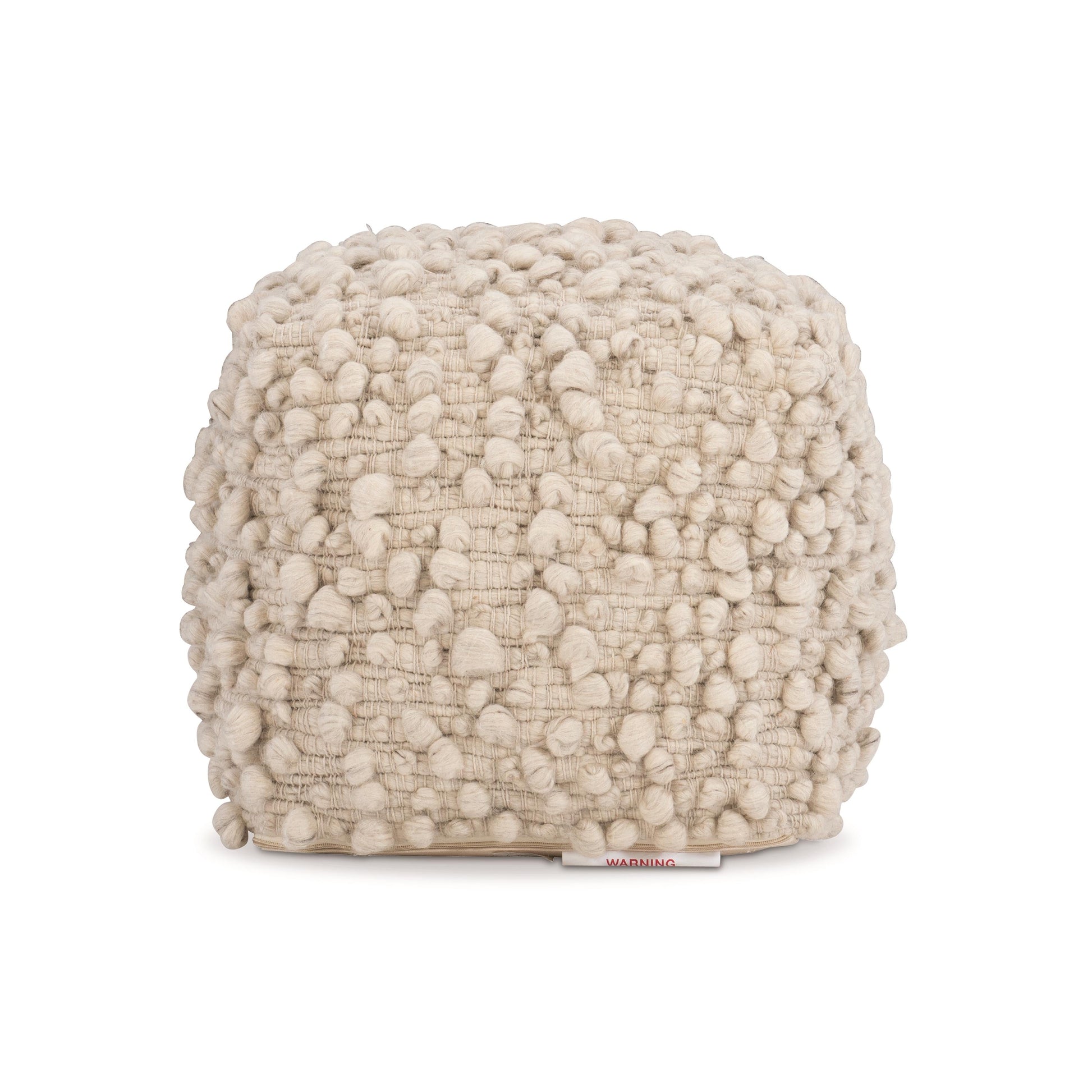 Kai Beige/Tan Fabric Ottoman - Ornate Home
