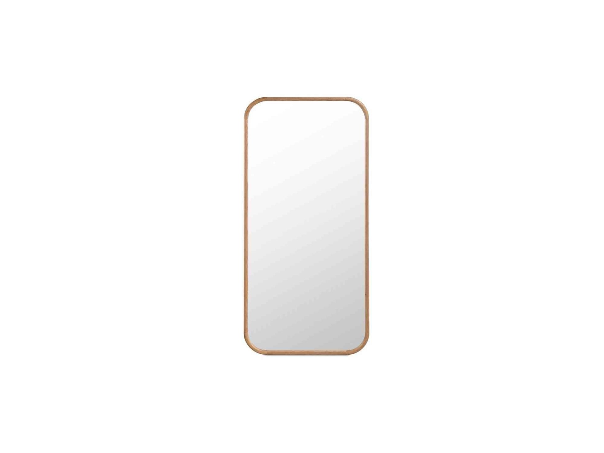 Kai Oak Floor Mirror - Ornate Home