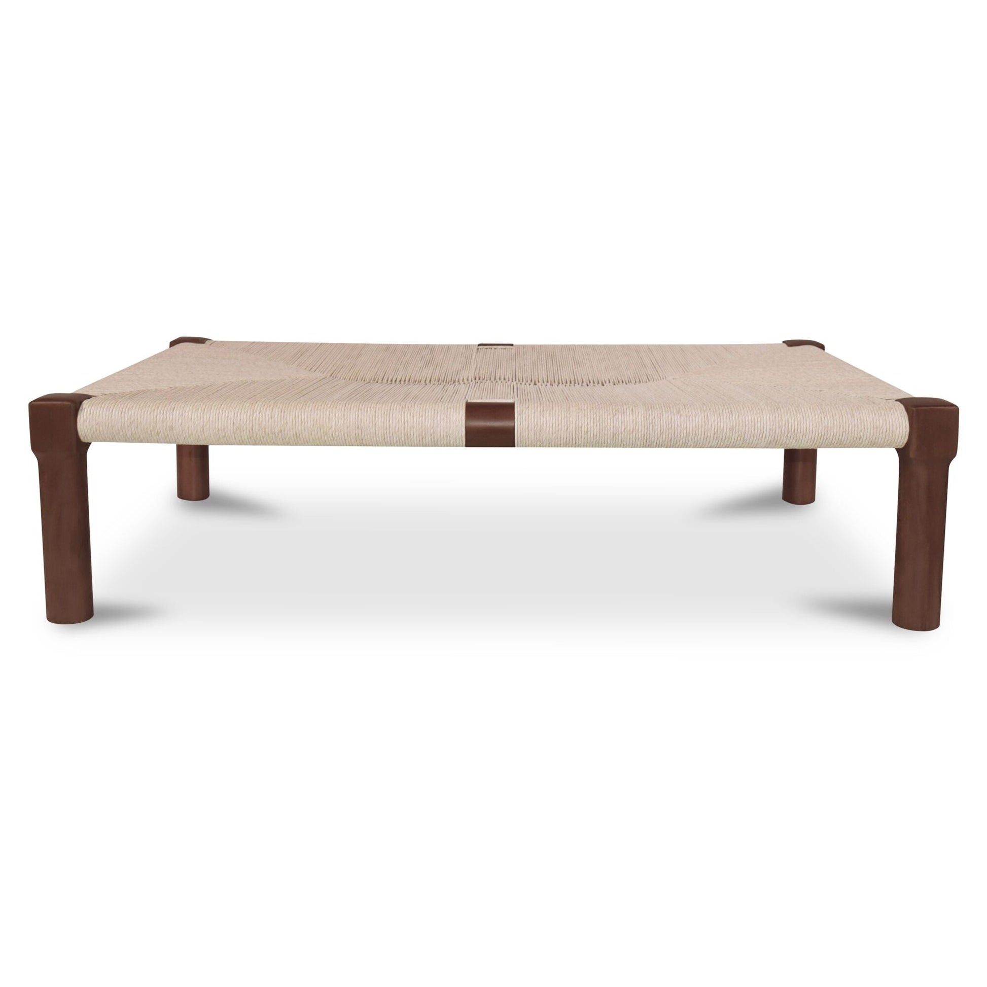 Kaia Dark Brown Outdoor Coffee Table - Ornate Home
