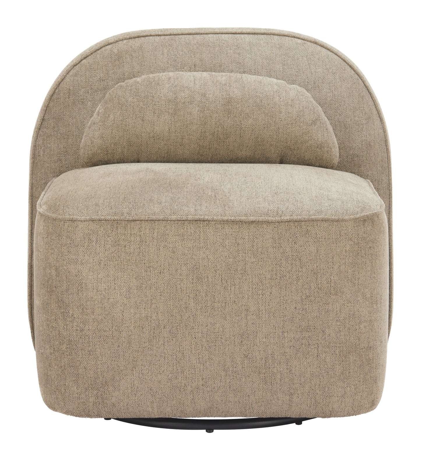 Kakao Olive Brown Swivel Chair - Ornate Home
