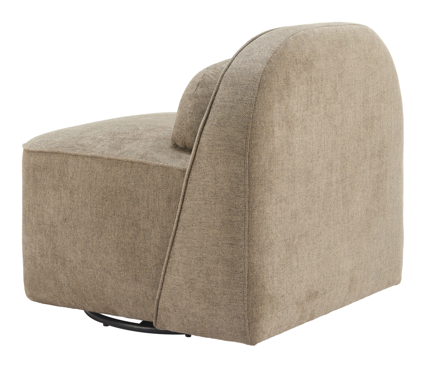Kakao Olive Brown Swivel Chair - Ornate Home
