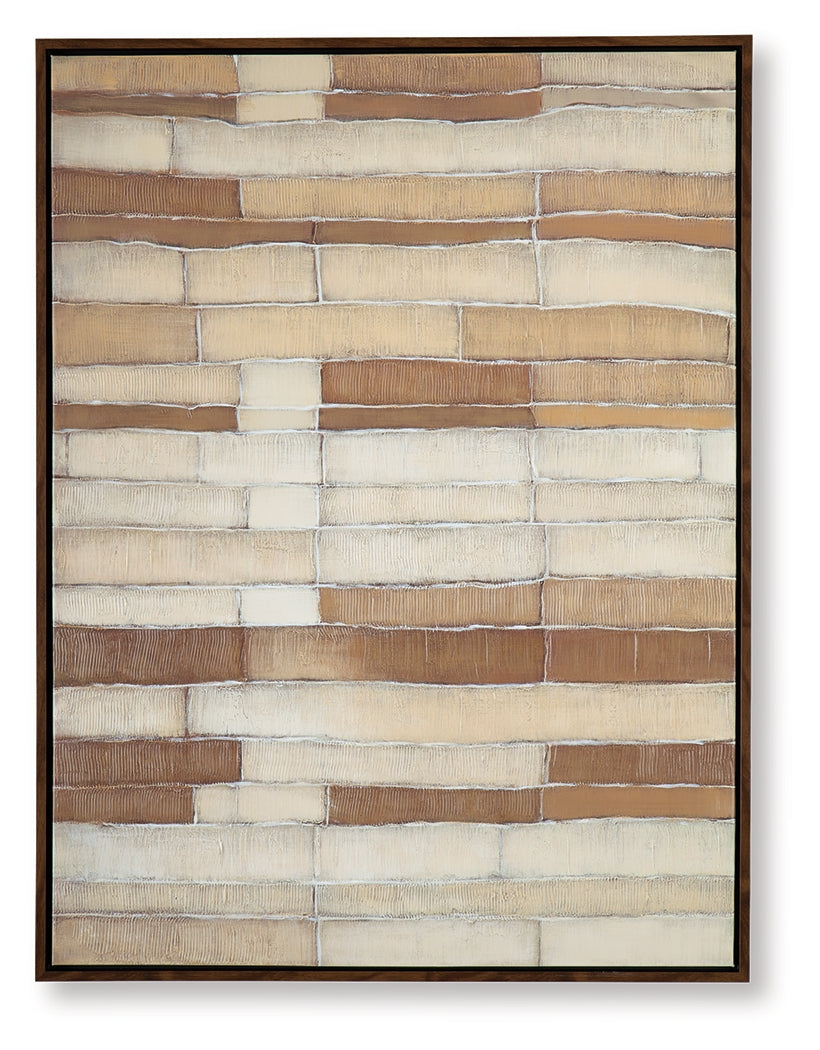 Kalanmore Brown/Tan/White Wall Art- Viva Furn