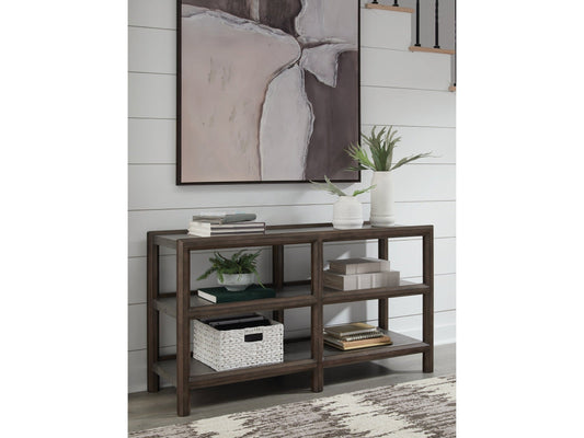 Kallenny Brown/Gray Sofa Table- Viva Furn