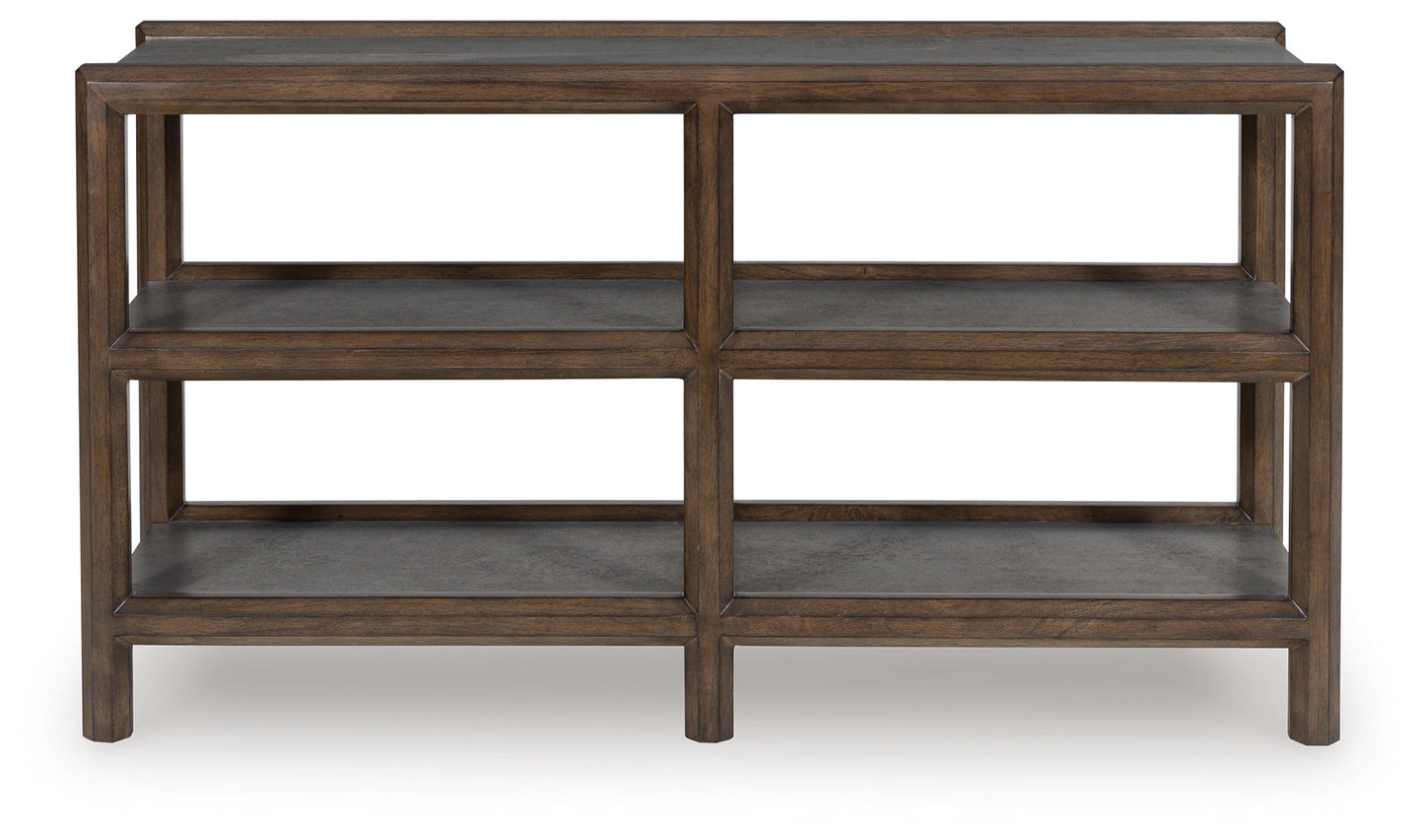 Kallenny Brown/Gray Sofa Table- Viva Furn