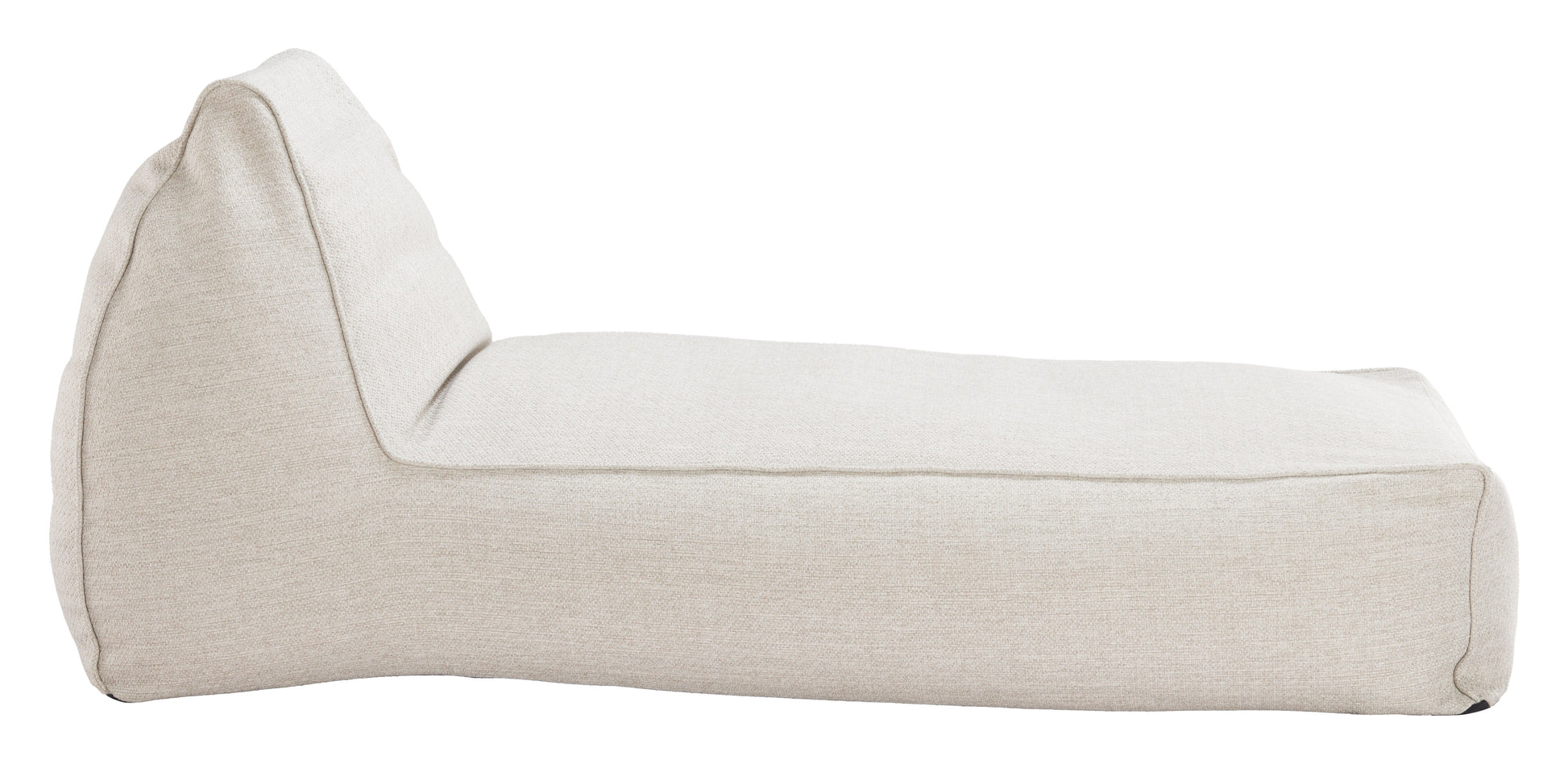 Kalm Beige Outdoor Chaise Lounge - Ornate Home