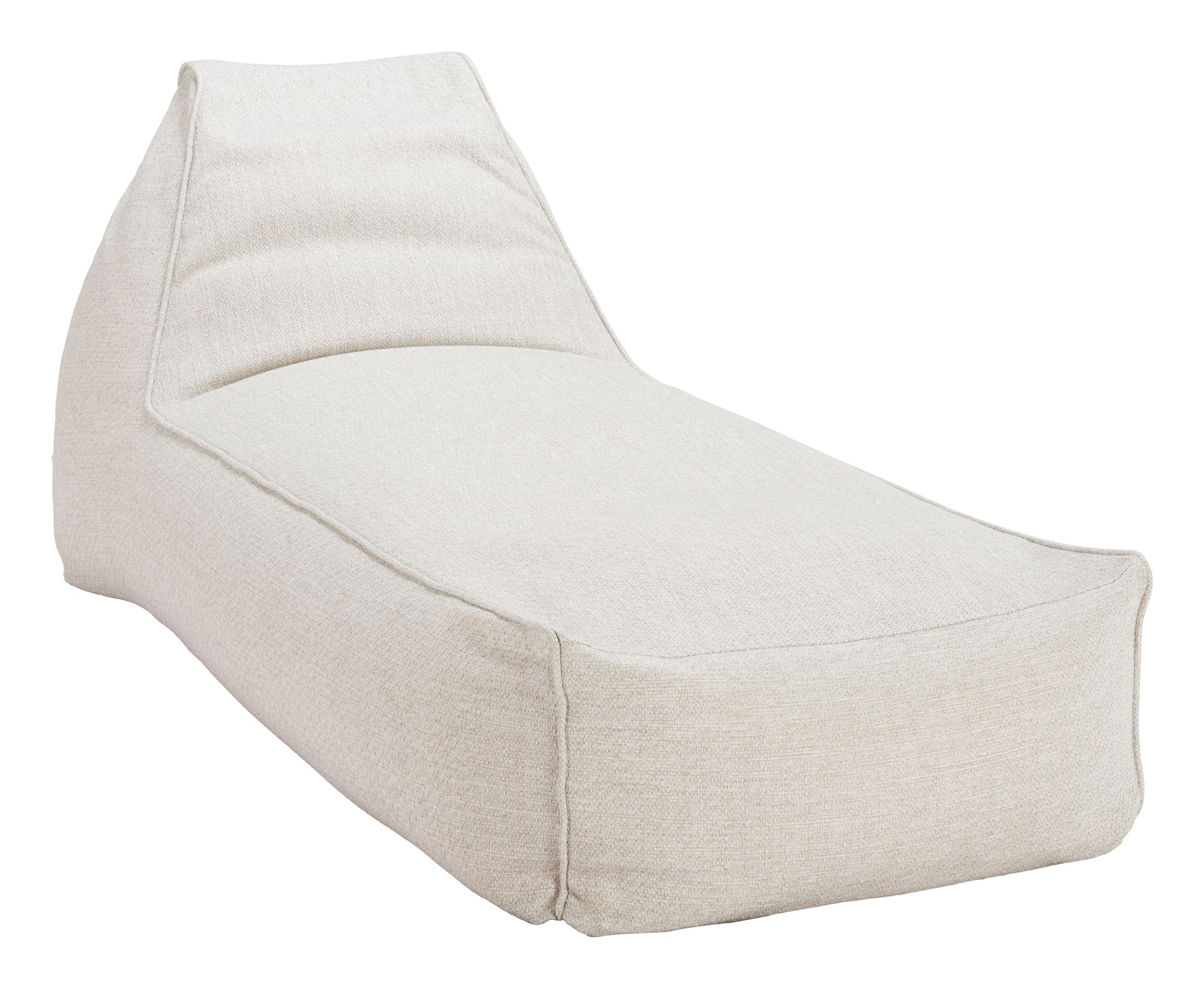 Kalm Beige Outdoor Chaise Lounge - Ornate Home