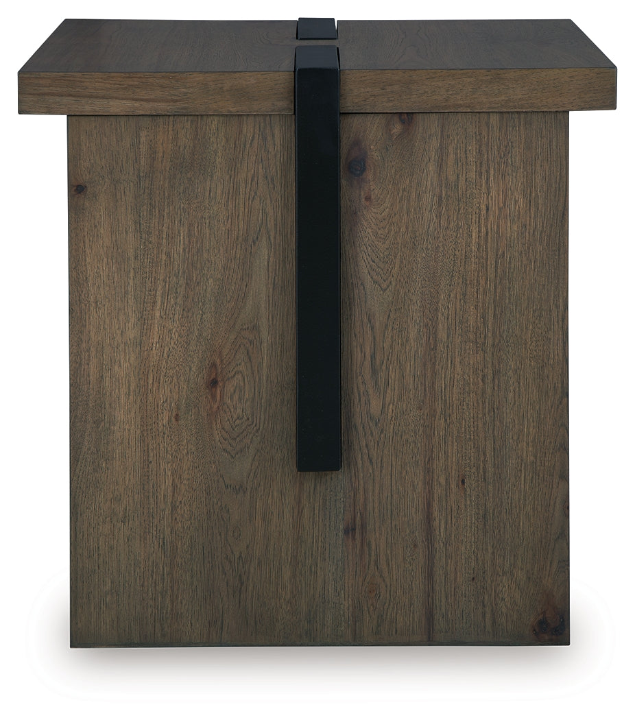 Kandinew Light Brown End Table- Viva Furn