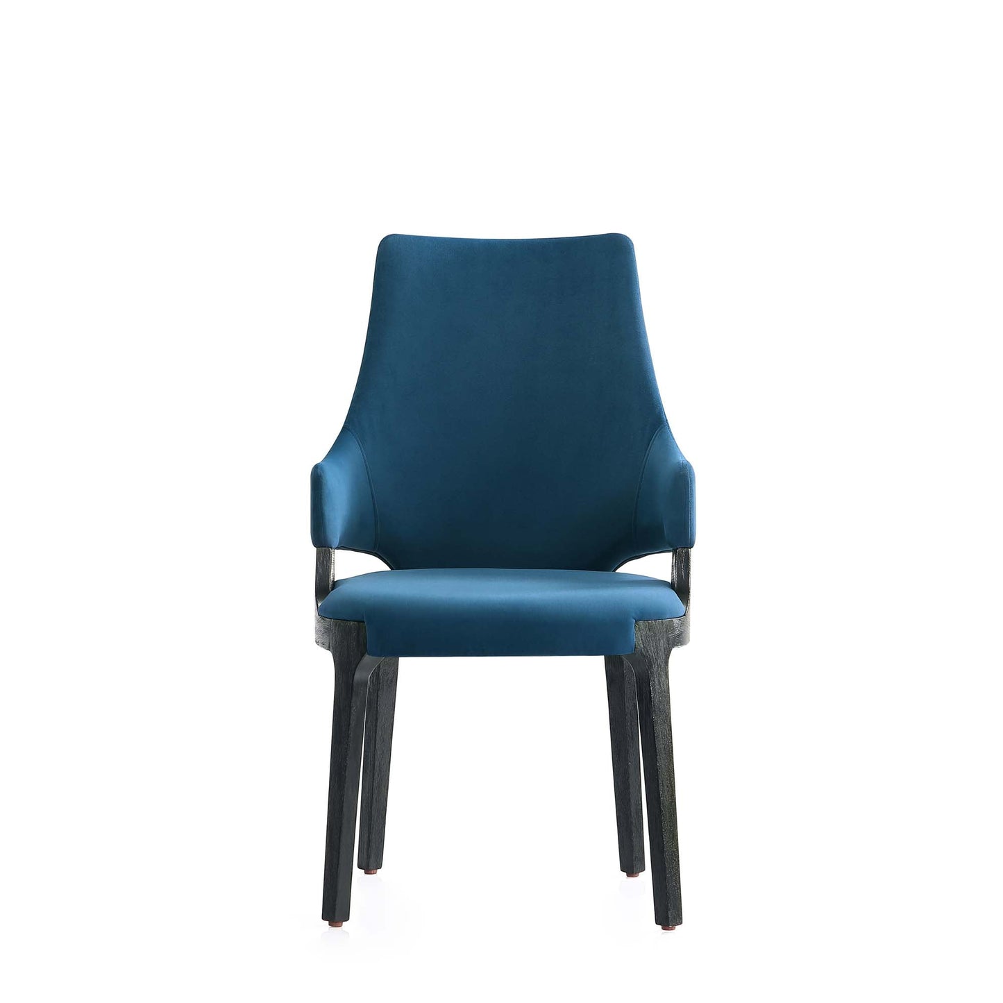 Kara Dining Arm Chair in Blue - Ornate Home