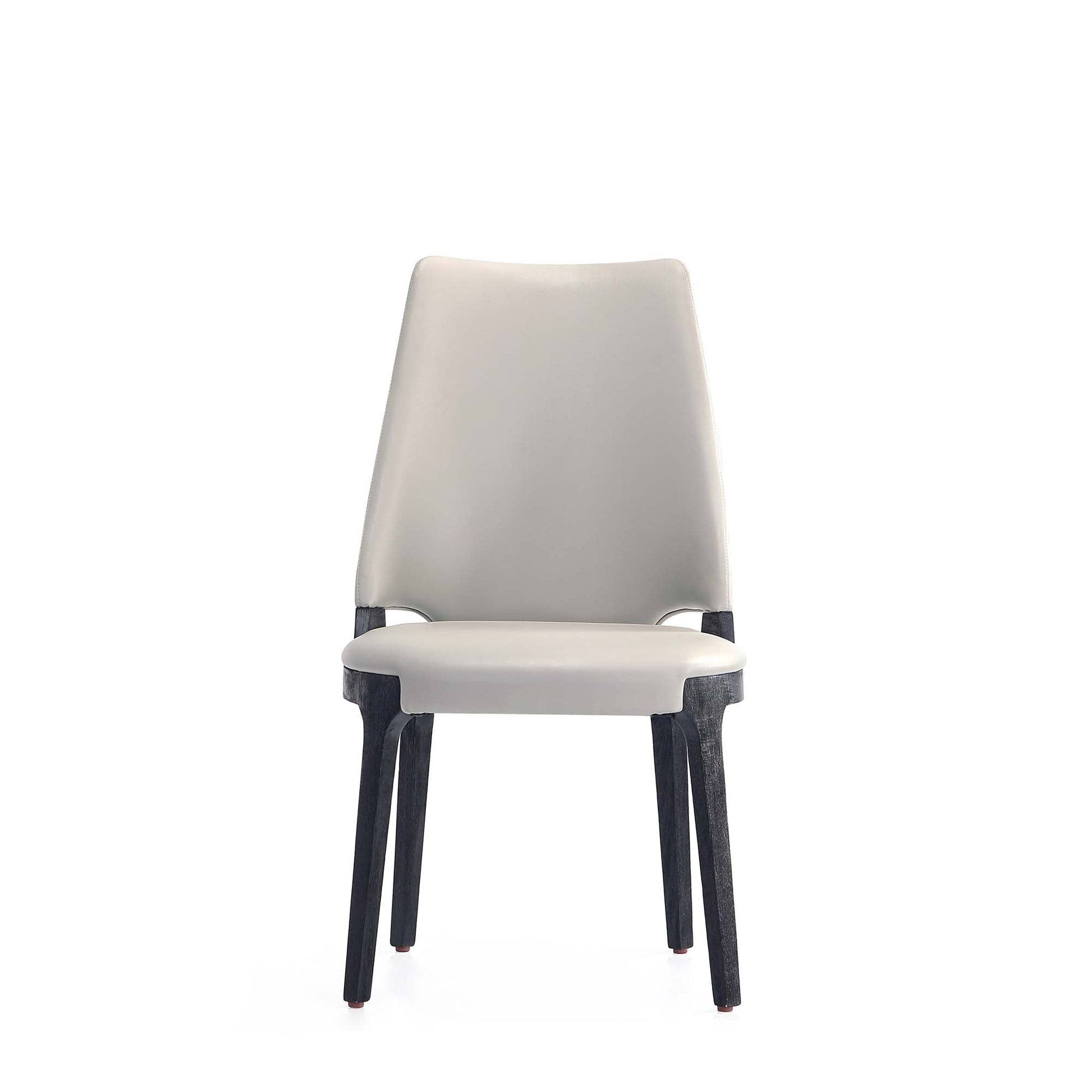 Kara Dining Side Chair in Light Grey (set of 2) - Ornate Home