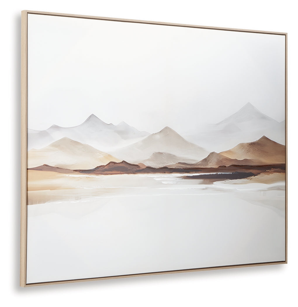 Karalen White/Gray/Brown Wall Art- Viva Furn