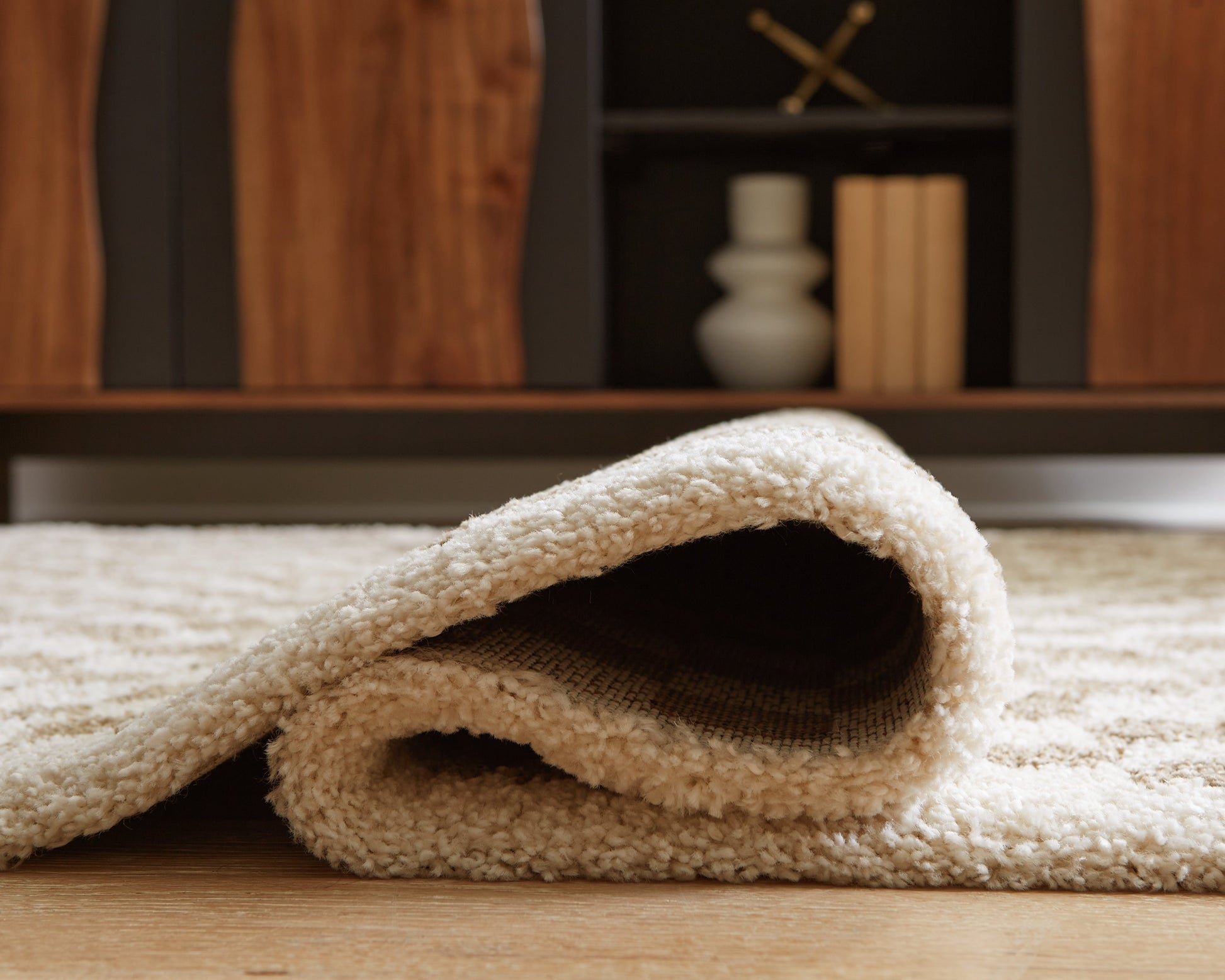 Karamen Taupe/Ivory Large Rug- Viva Furn