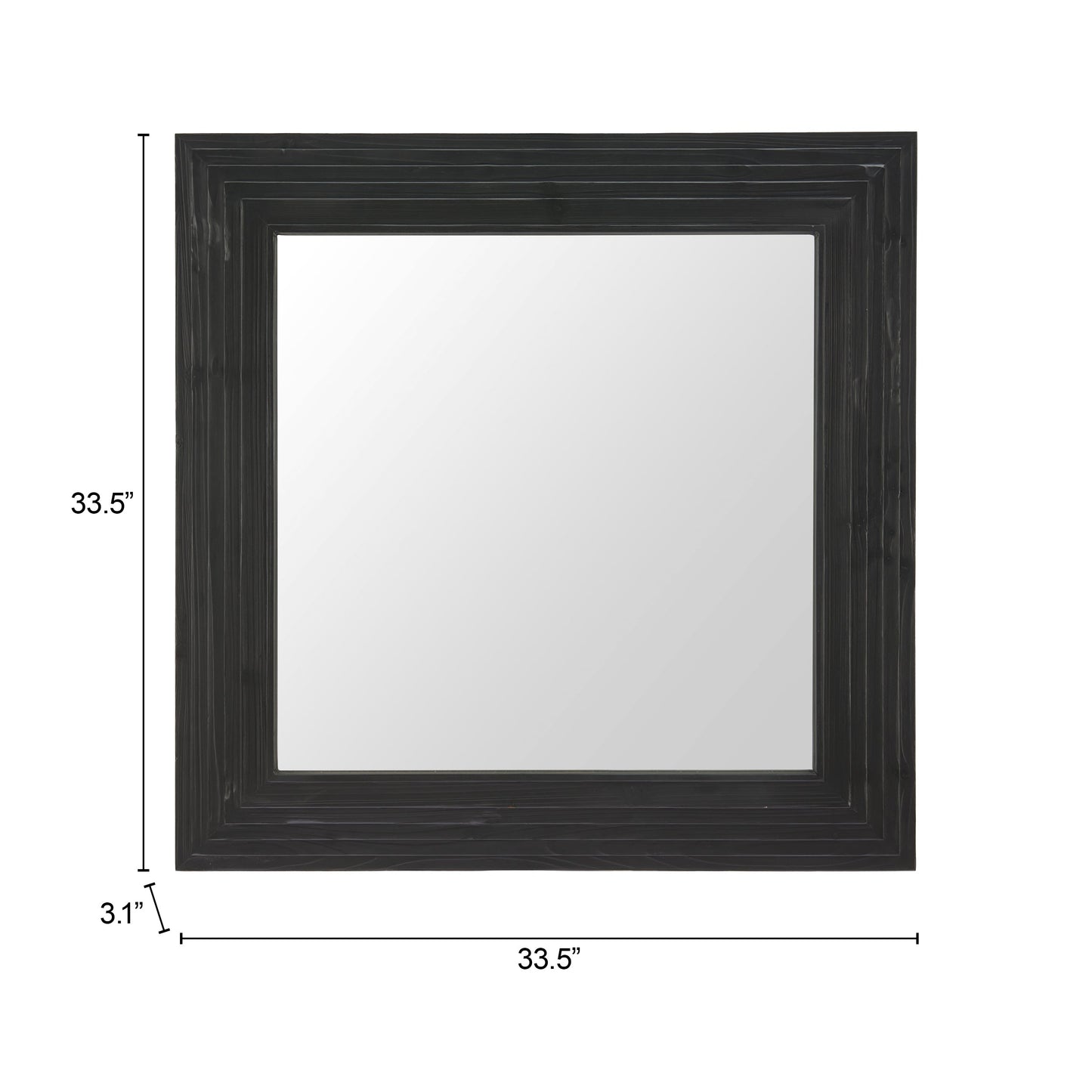 Kare Black Mirror - Ornate Home