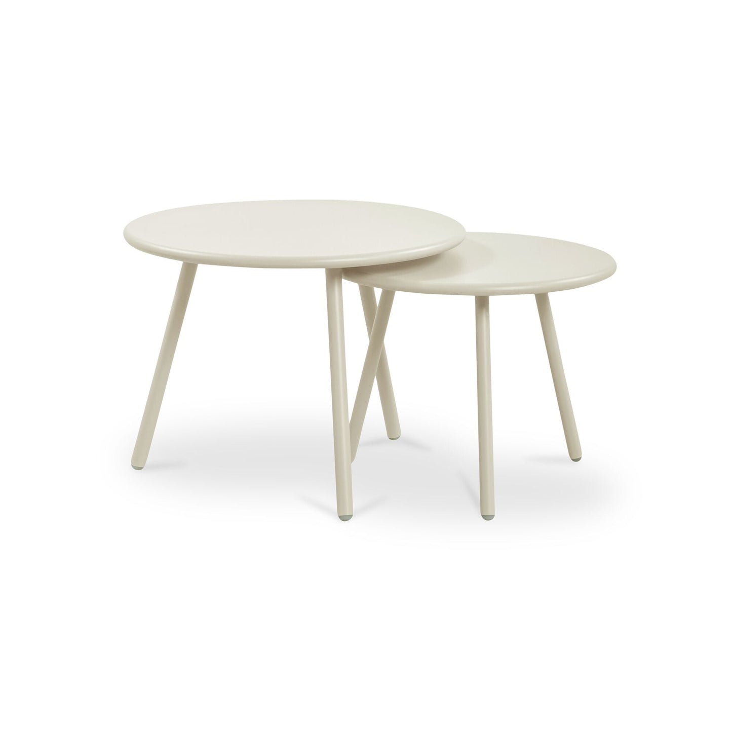 Kari Cream Outdoor Nesting Coffee Table - Ornate Home