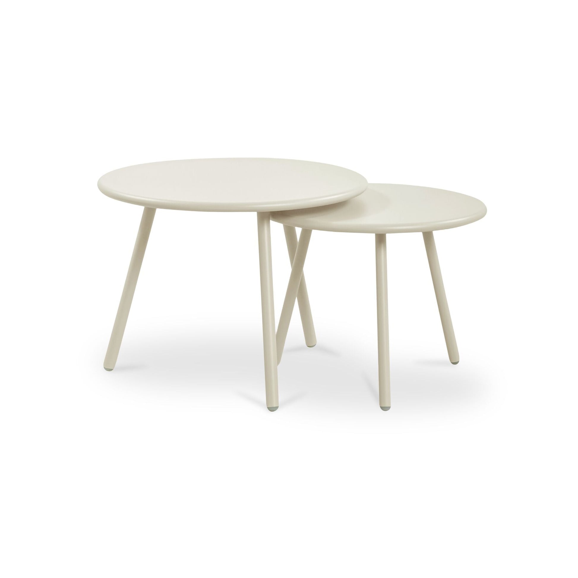 Kari Cream Outdoor Nesting Coffee Table - Ornate Home