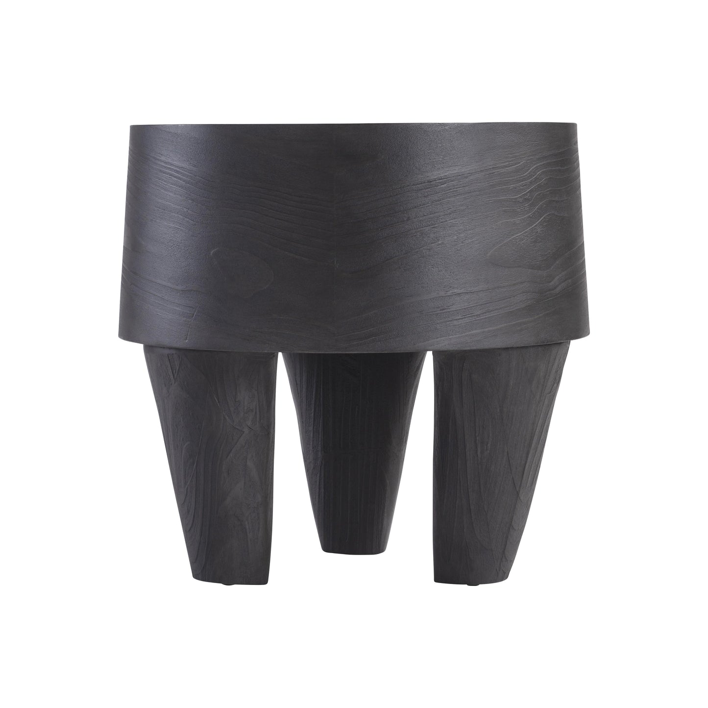 Katana Blackened Pine Side Table - Ornate Home