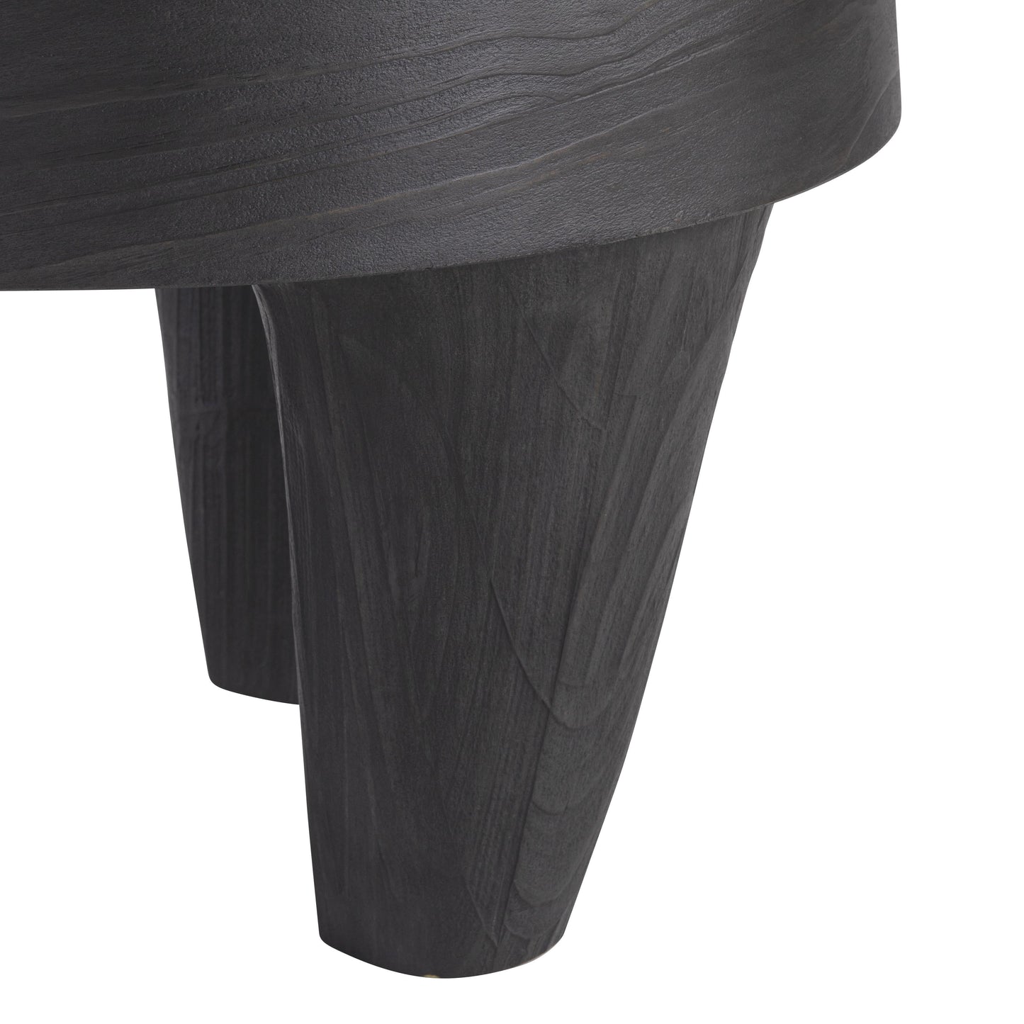 Katana Blackened Pine Side Table - Ornate Home