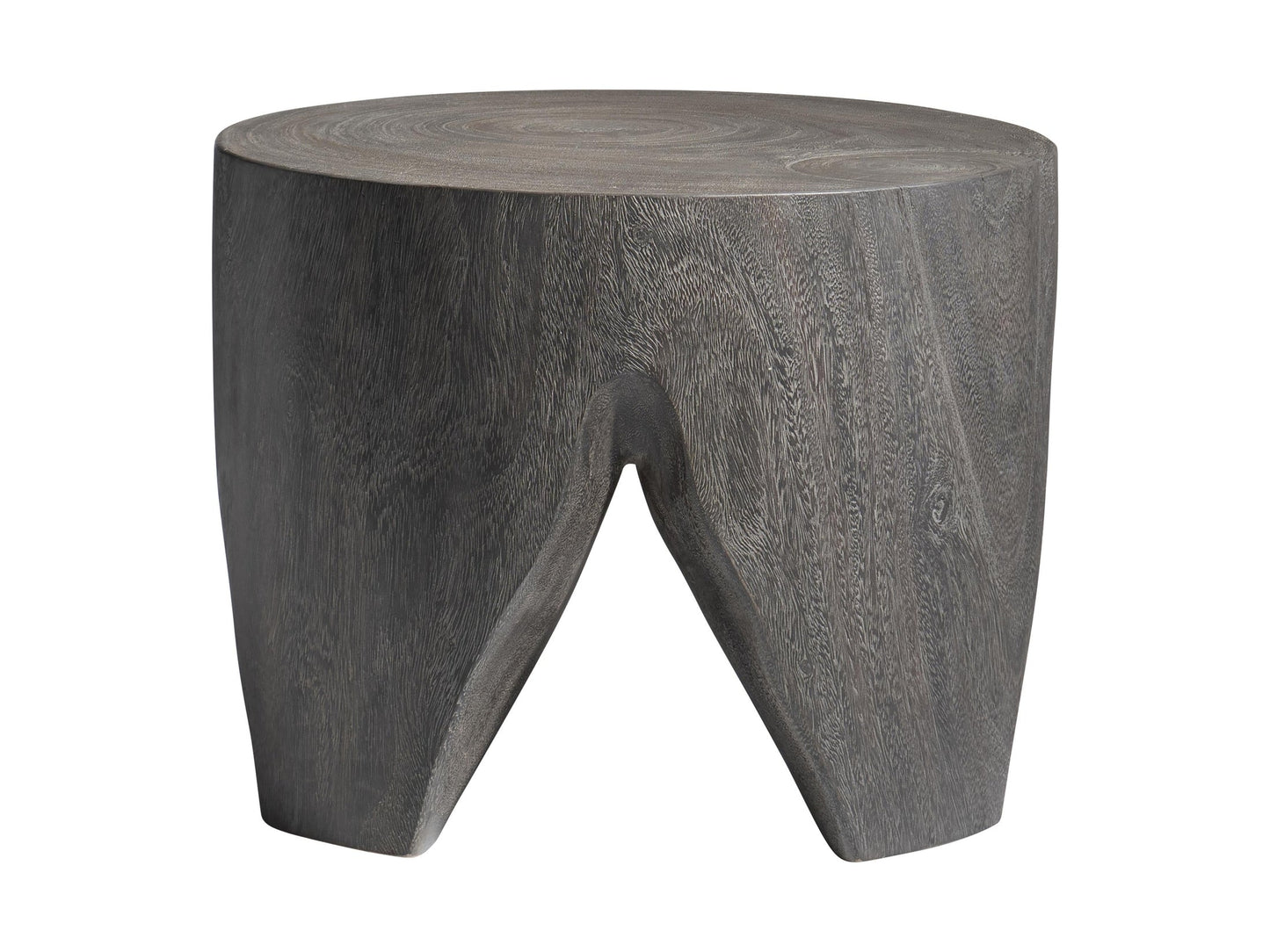 Kateri Smoked Truffle Accent Table - Ornate Home