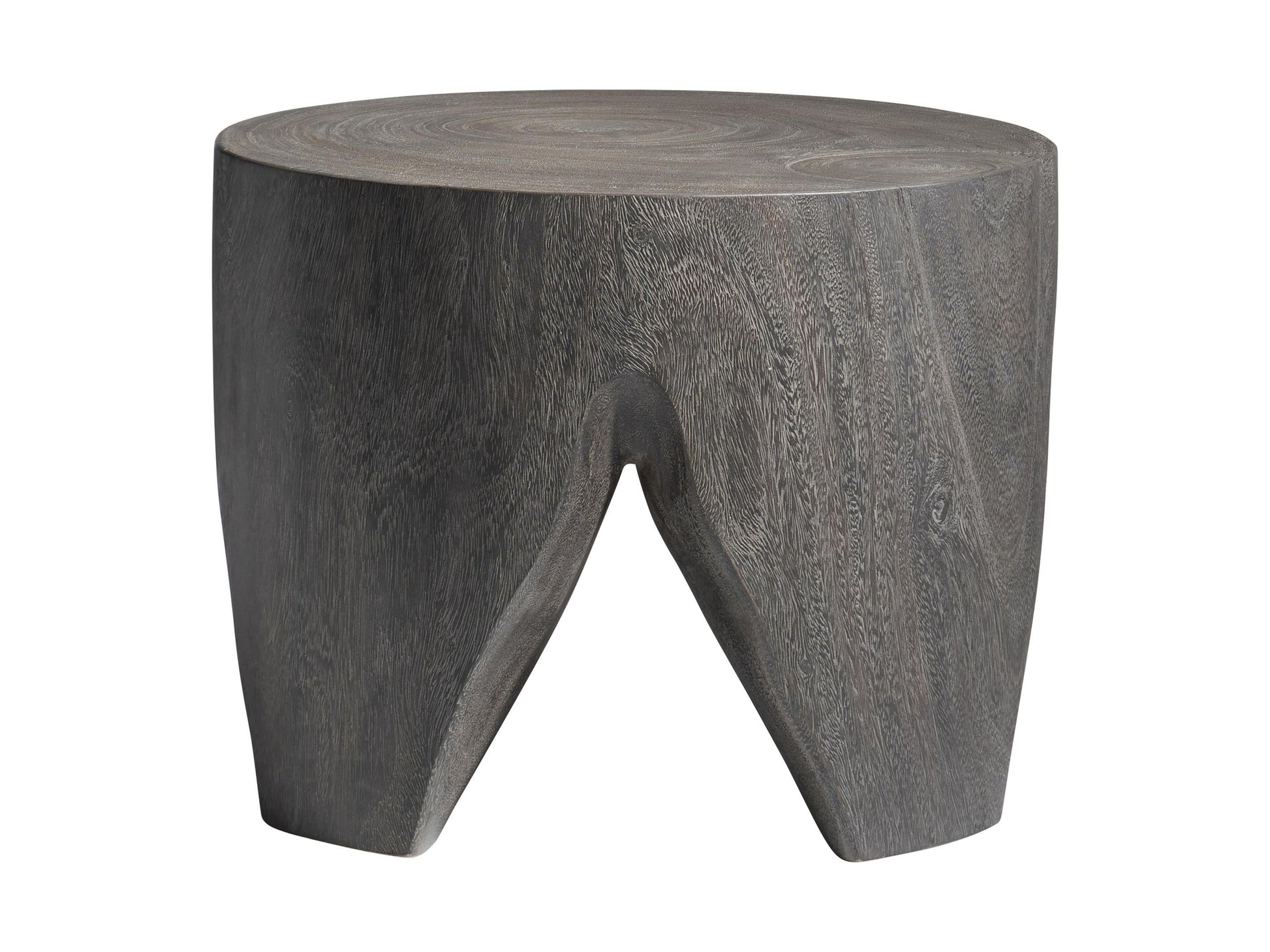Kateri Smoked Truffle Accent Table - Ornate Home