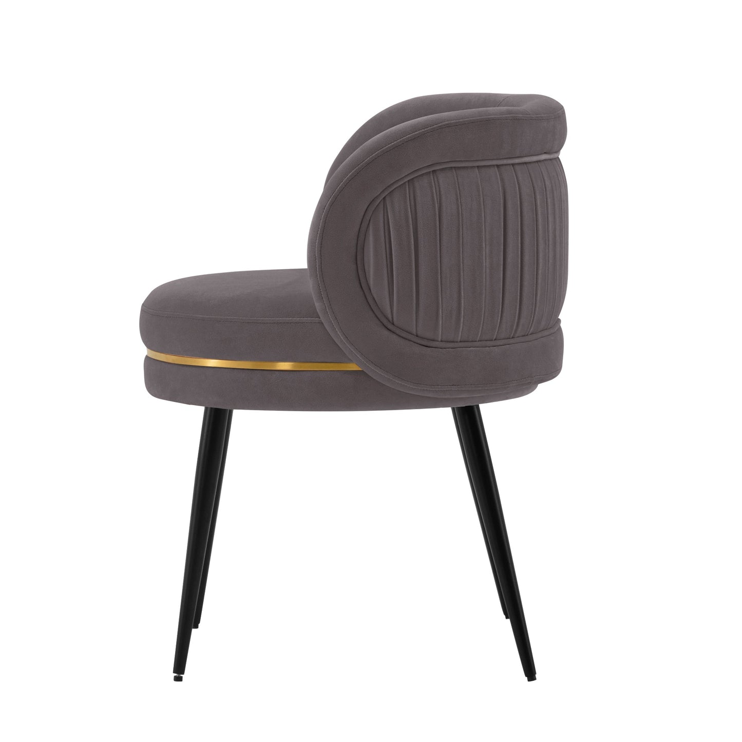 Kaya Dining Chair in Grey (set of 2) - Ornate Home