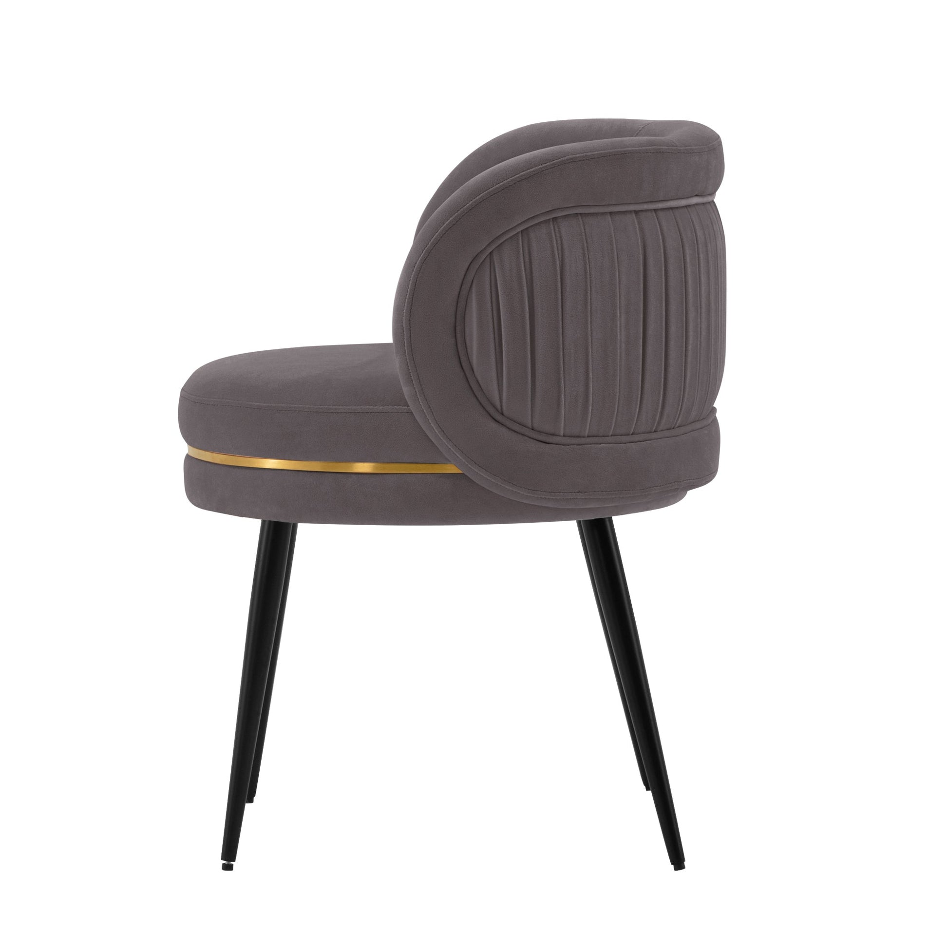 Kaya Dining Chair in Grey (set of 2) - Ornate Home