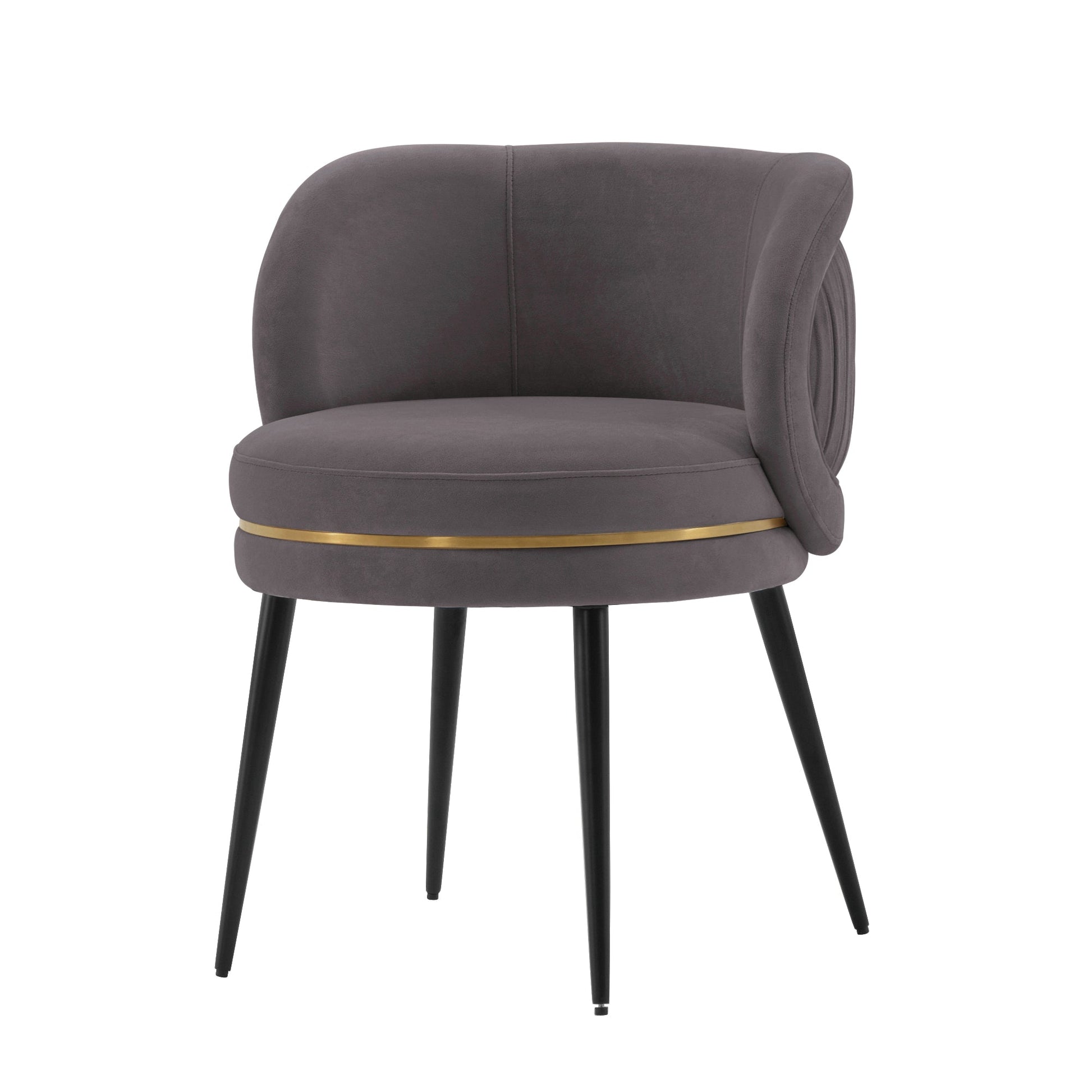 Kaya Dining Chair in Grey (set of 2) - Ornate Home