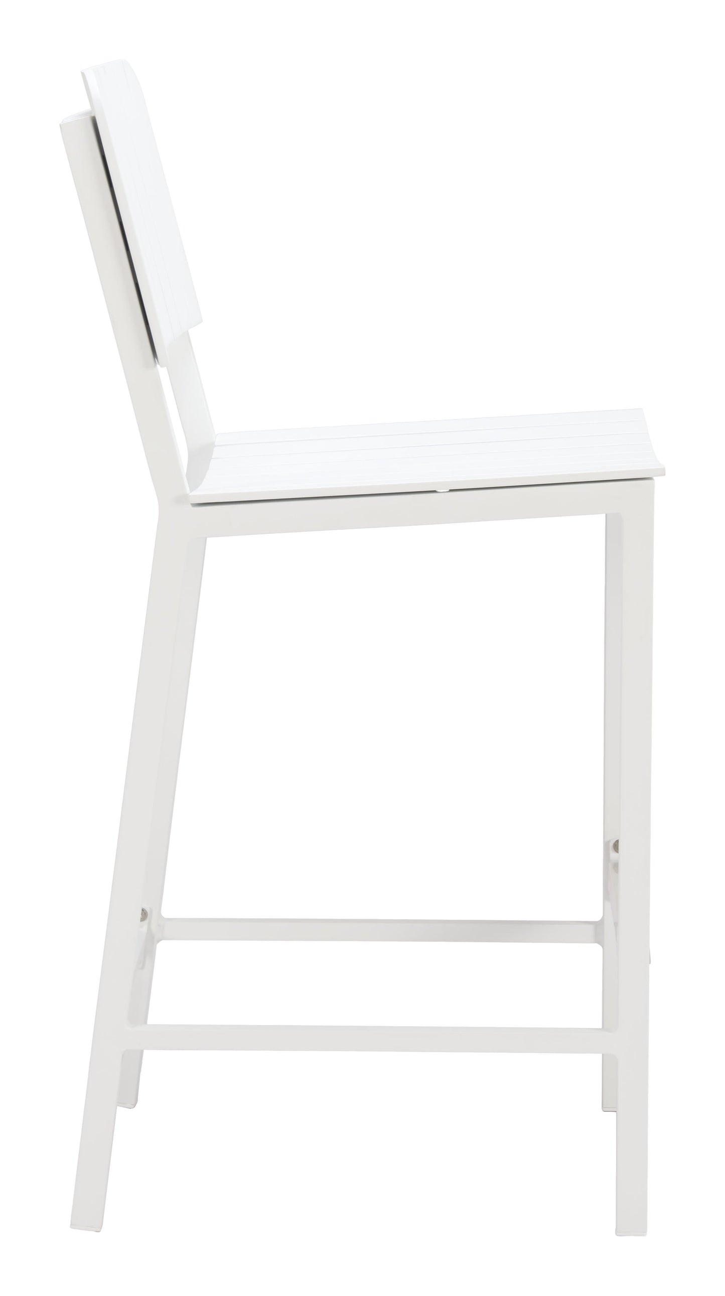 Kayu White Outdoor Barstool - Ornate Home