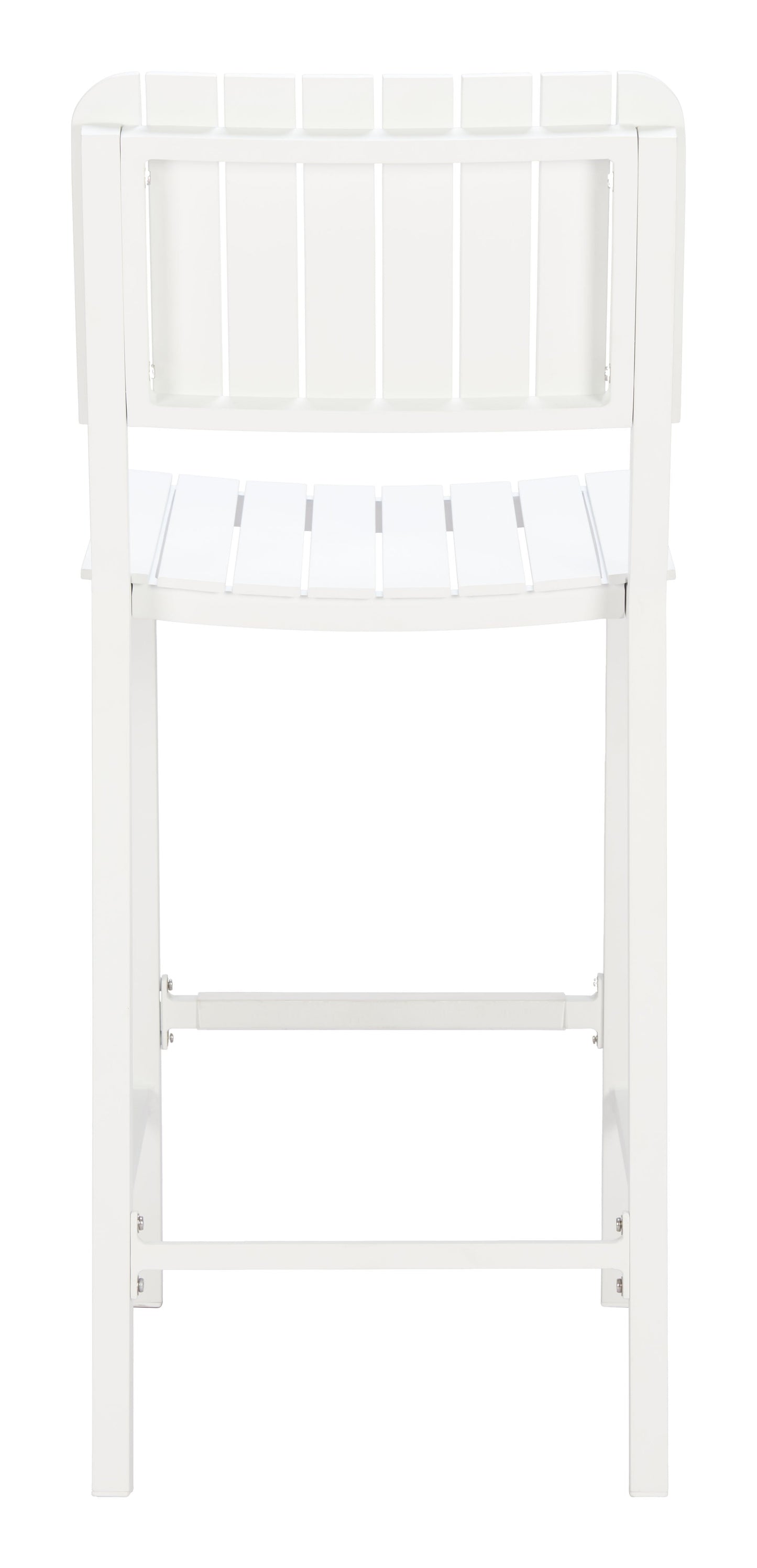 Kayu White Outdoor Barstool - Ornate Home